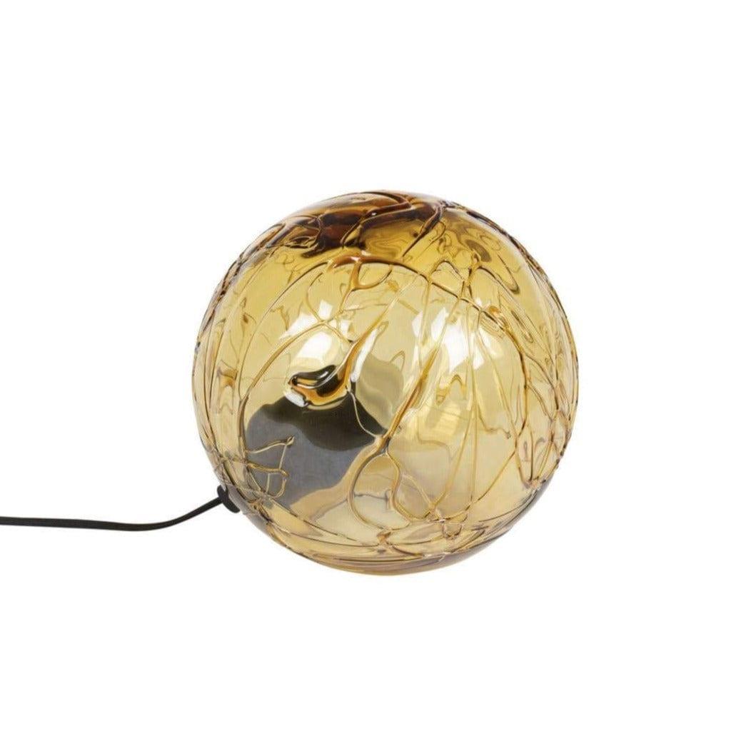 Lampa biurkowa LUNE bursztynowy Dutchbone 25 cm   Eye on Design