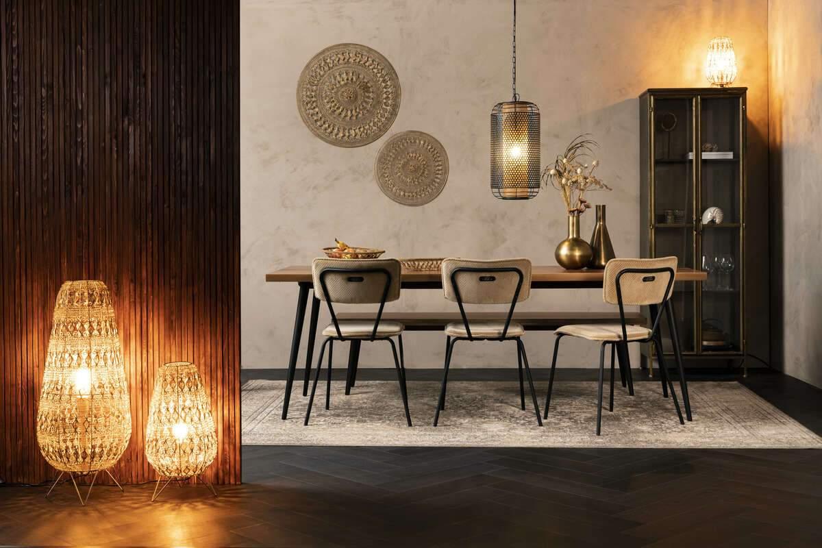 Lampa podłogowa FILO mosiądz - Eye on Design