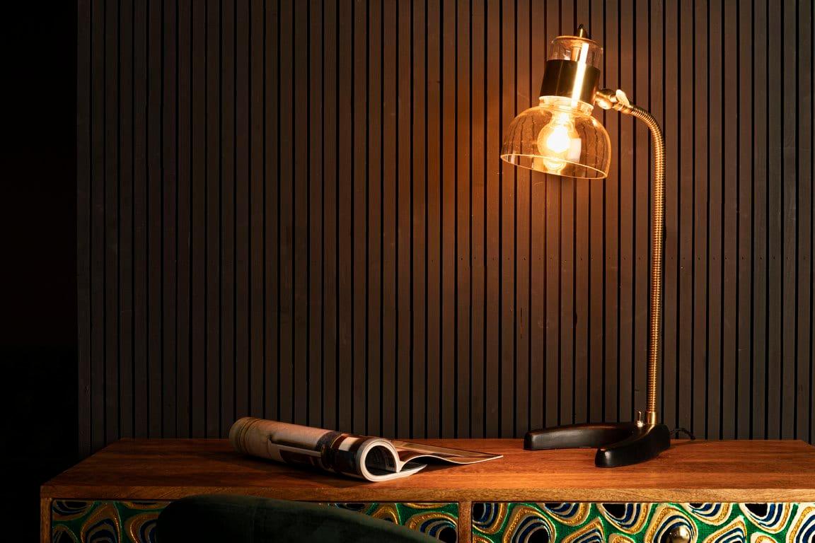 Lampa biurkowa NEVILLE mosiężny Dutchbone    Eye on Design