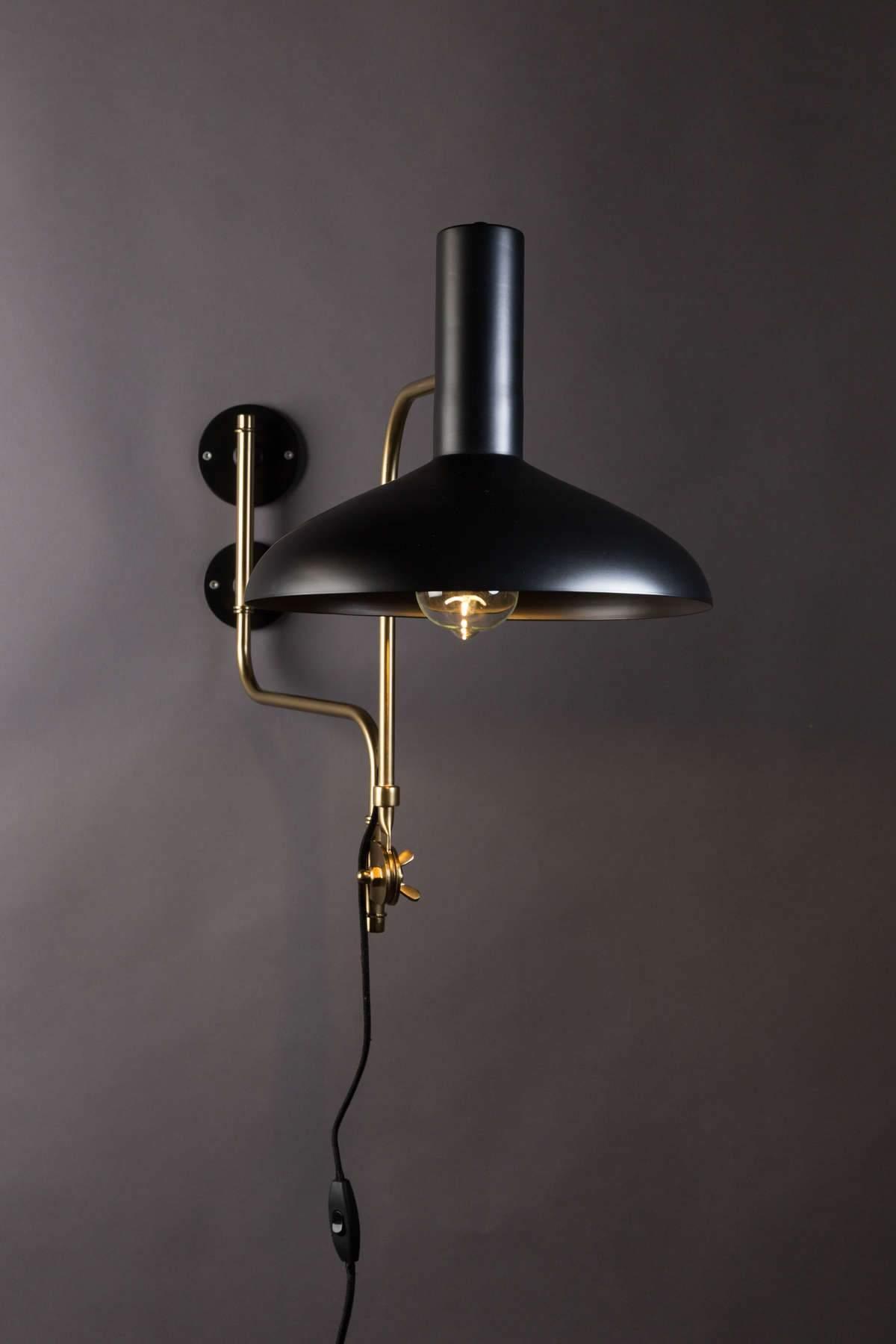 Lampa ścienna DEVI czarny, Dutchbone, Eye on Design