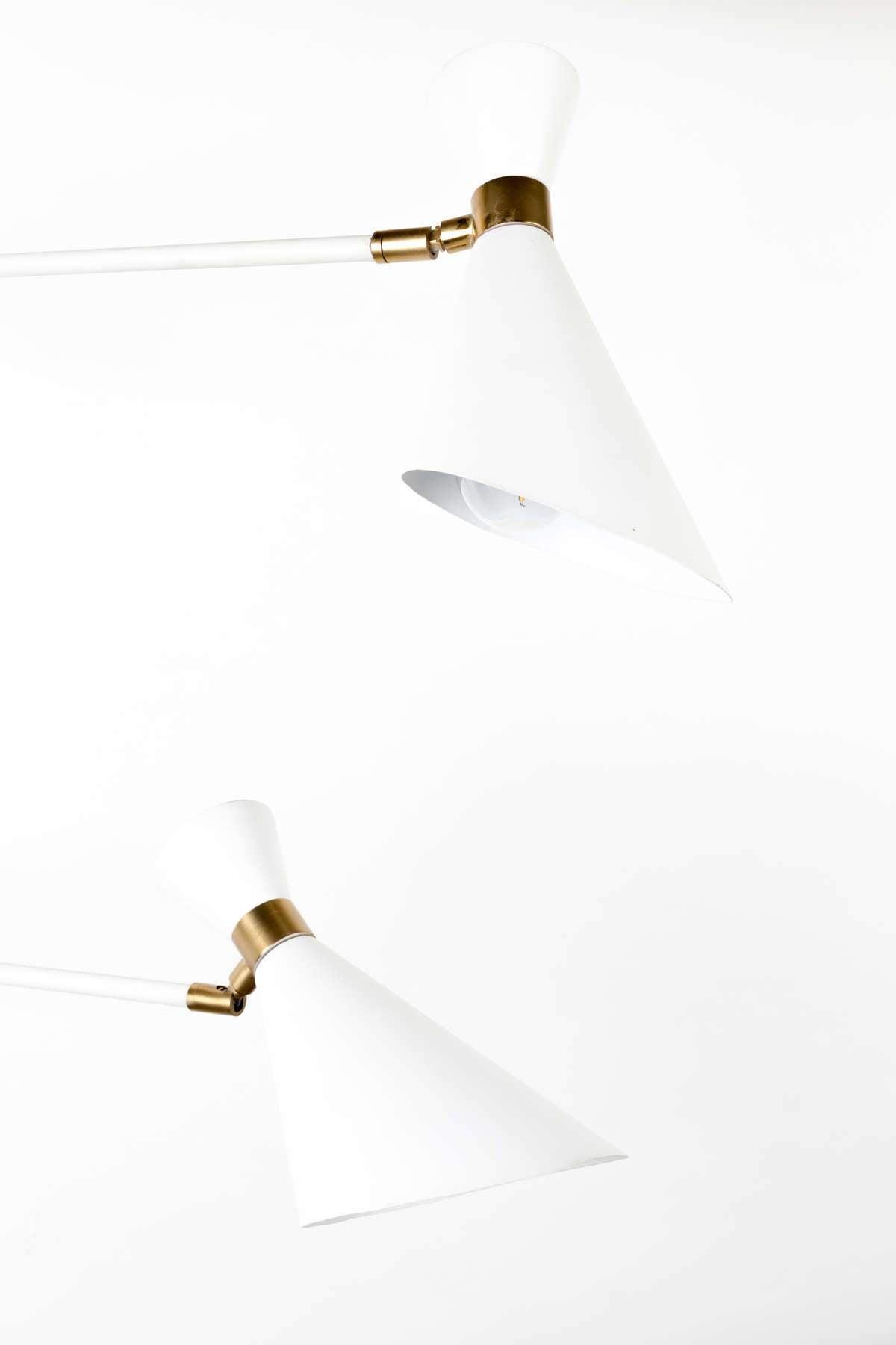 Lampa ścienna DOUBLE SHADY biały, Zuiver, Eye on Design
