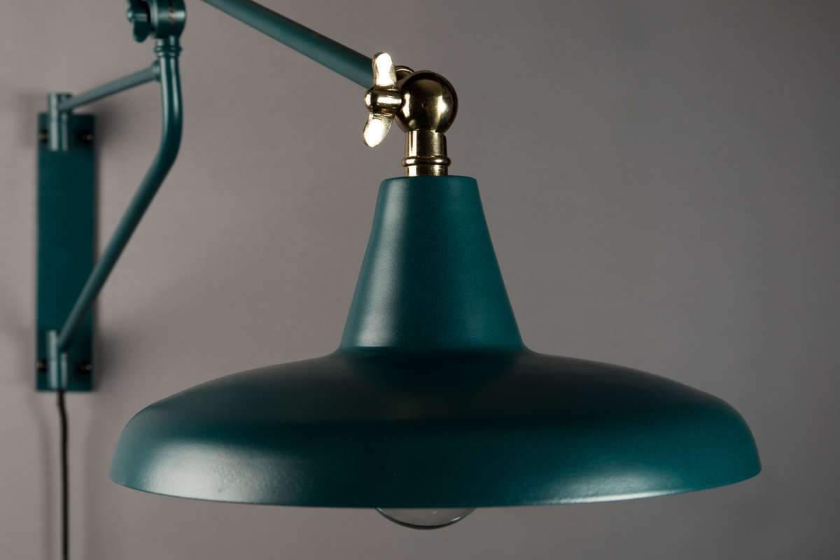 Lampa ścienna HECTOR morski niebieski - Eye on Design