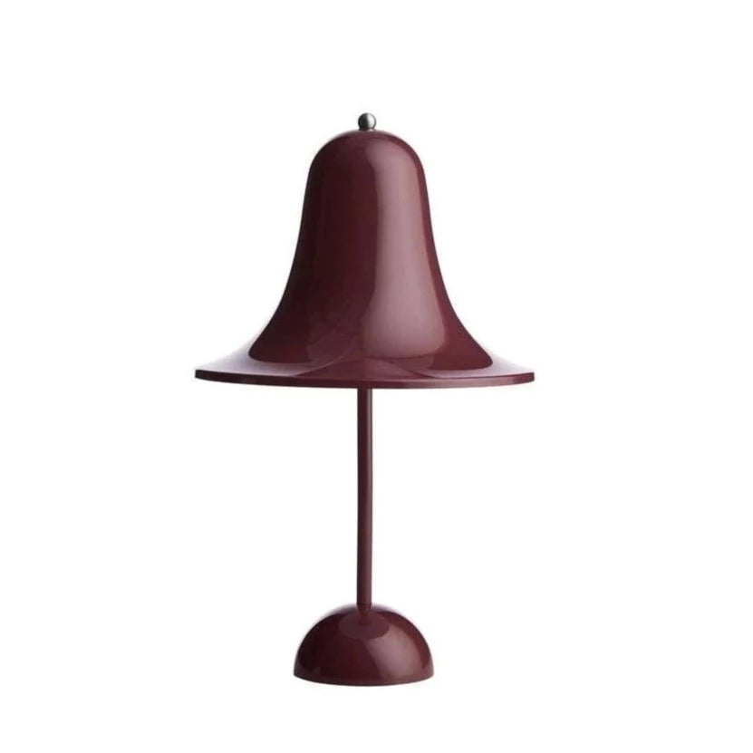 Lampa stołowa przenośna PANTOP burgund Verpan    Eye on Design