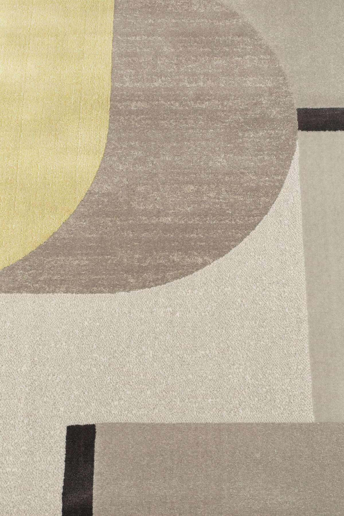 Dywan prostokątny HILTON żółty - 160 x 230 cm - Eye on Design