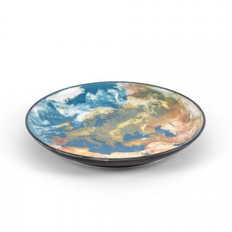 Taca COSMIC DINER EARTH EUROPE porcelanowy, Seletti, Eye on Design