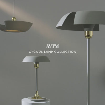 Lampa stołowa CYCNUS taupe - Eye on Design