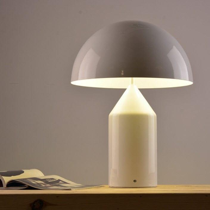 Lampa stołowa ATOLLO biały Oluce    Eye on Design
