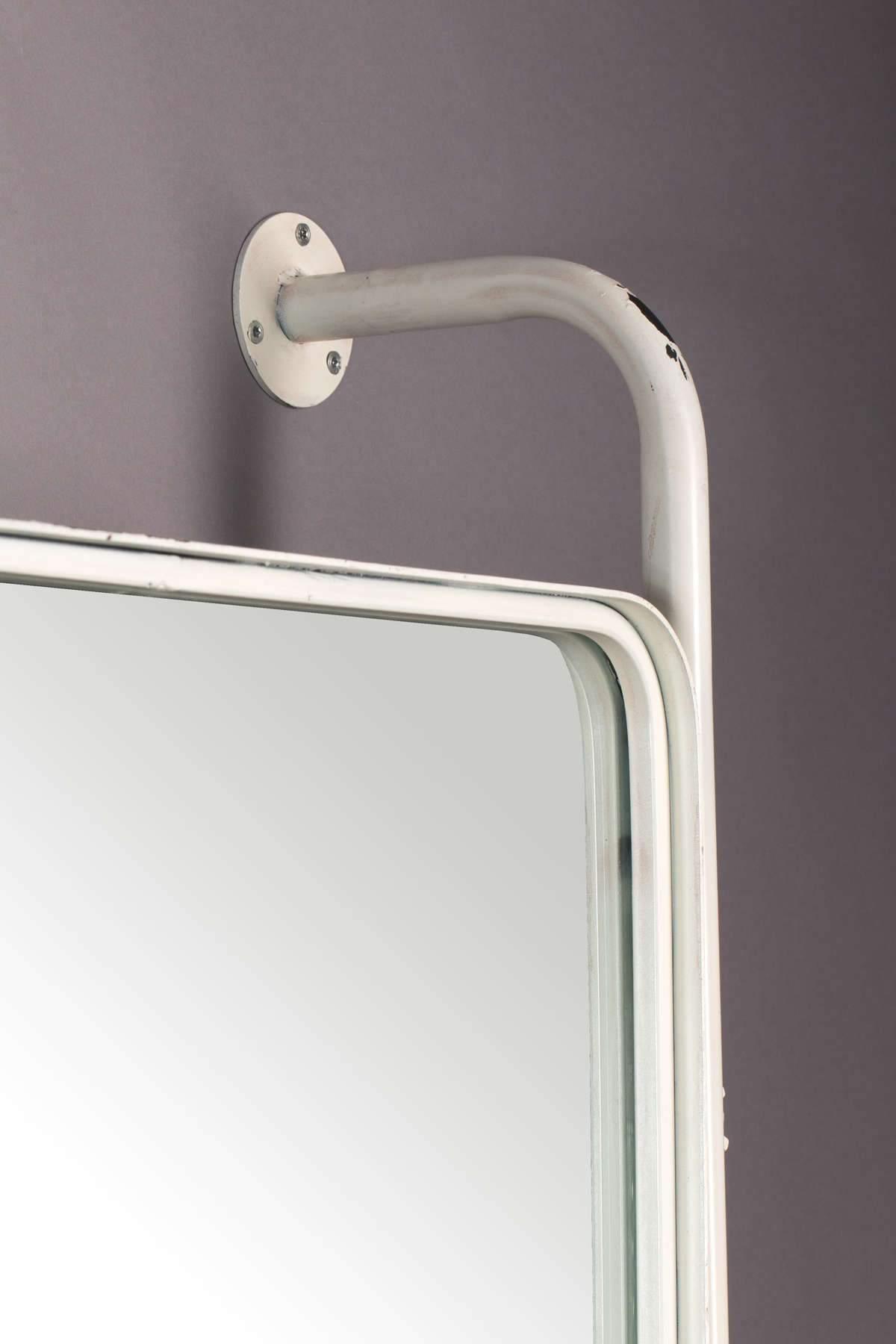 Półki wiszące z lustrem BARBER biały, Dutchbone, Eye on Design
