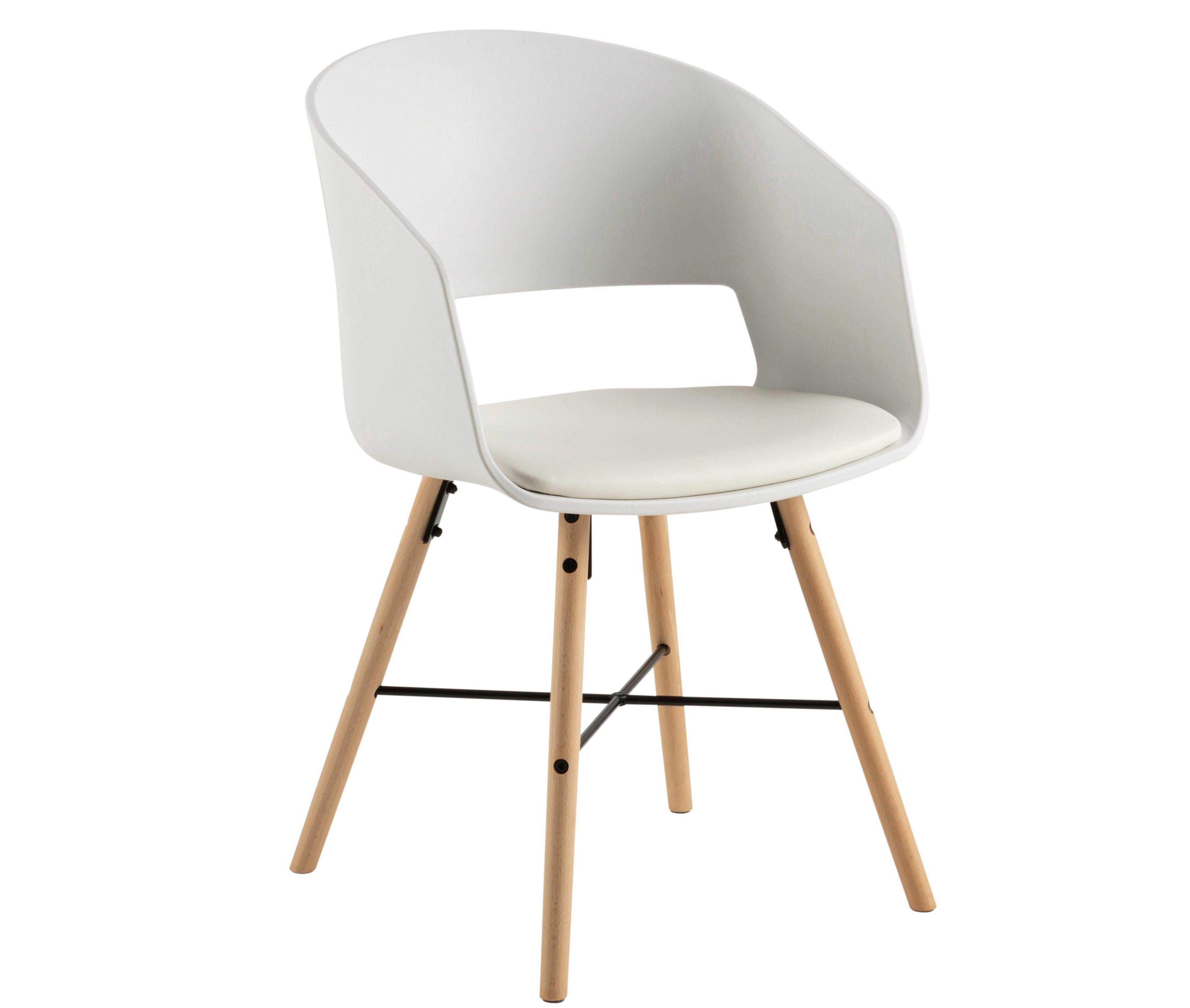Krzesło HENRY biała ekoskóra Actona    Eye on Design
