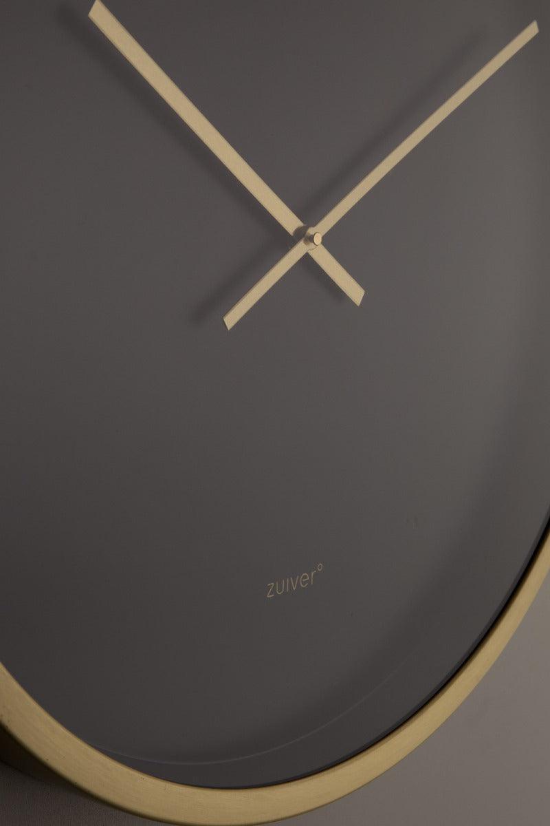 Zegar TIME BANDIT czarno-mosiężny, Zuiver, Eye on Design