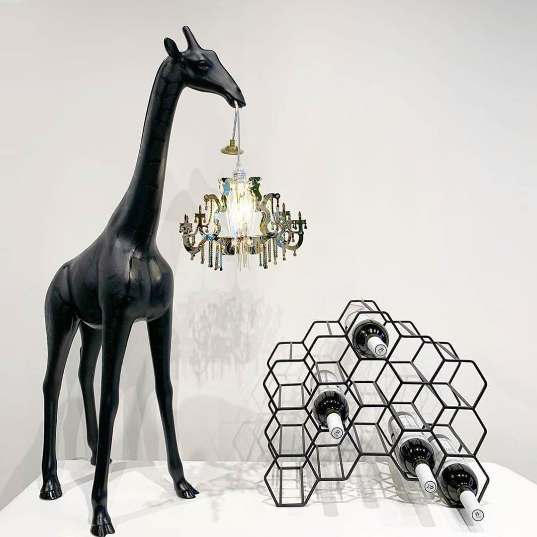 Lampa GIRAFFE IN LOVE XS czarny, QeeBoo, Eye on Design