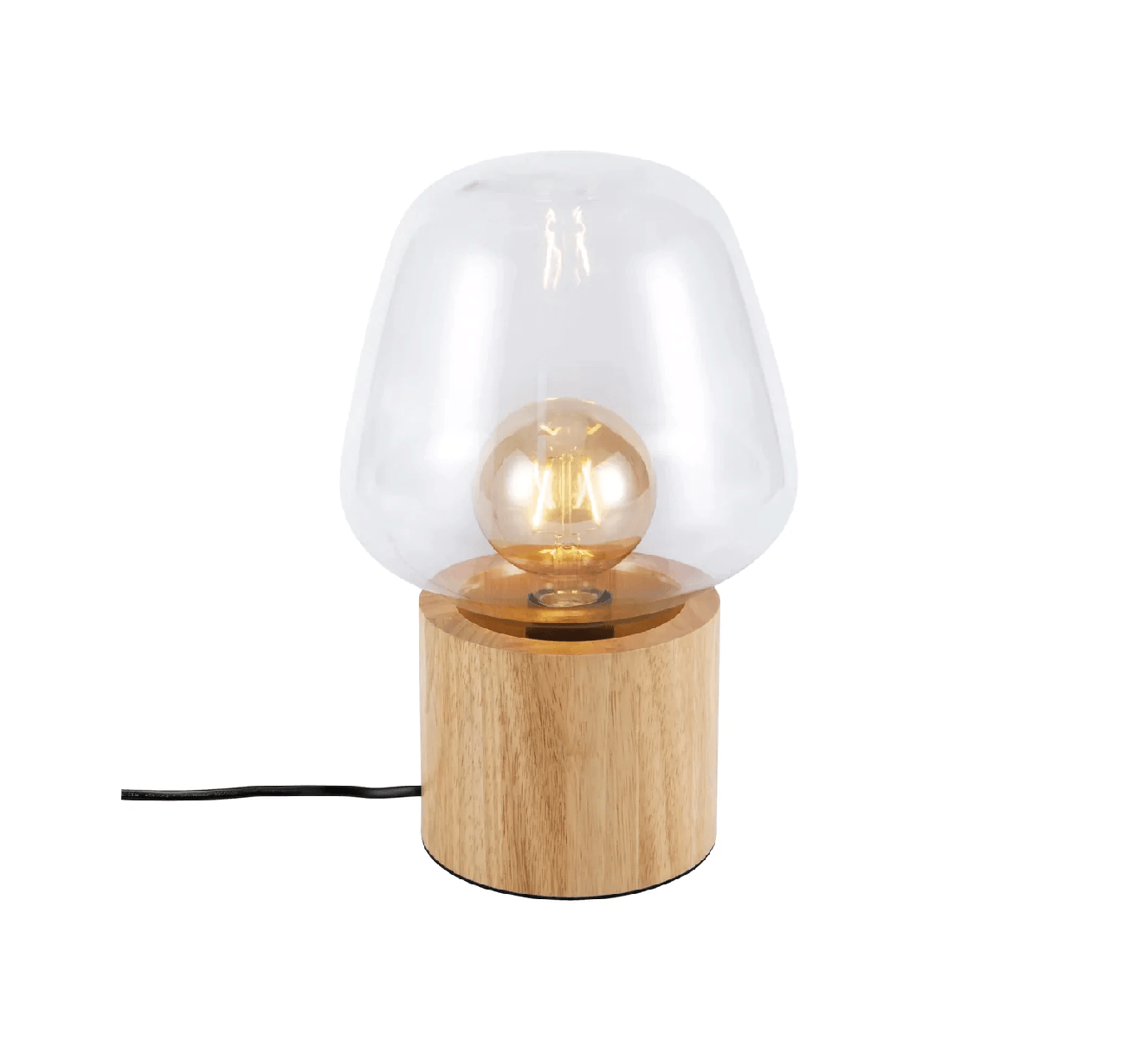 Lampa stołowa CHRISTINA z drewnianą podstawą Nordlux    Eye on Design