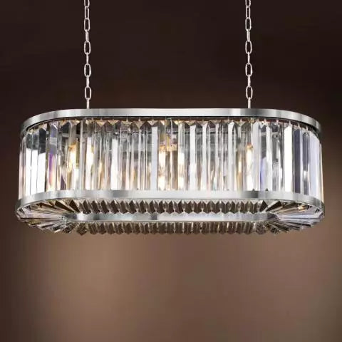 Żyrandol BOSSON srebrny, AlmiDecor, Eye on Design