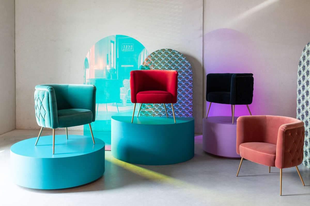 Fotel lounge SUCH A STUD różowy Bold Monkey    Eye on Design