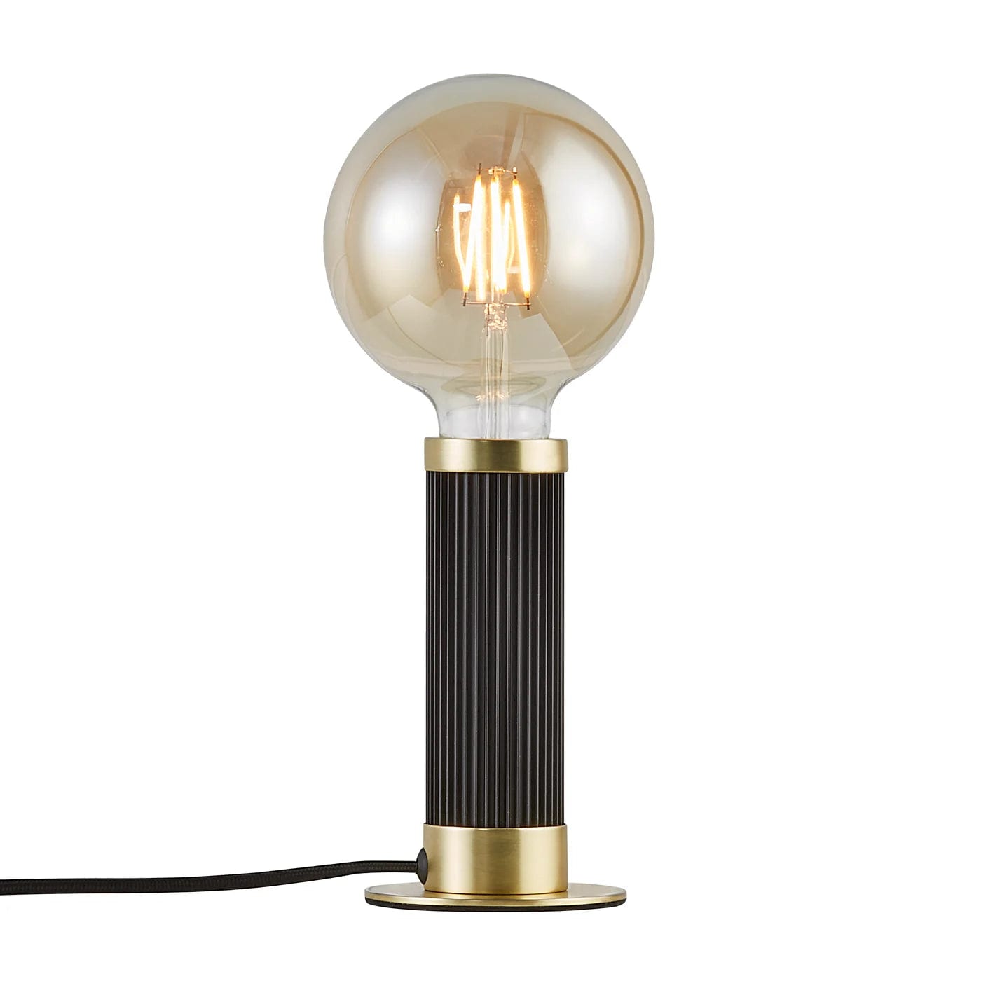 Lampa stołowa GALLOWAY czarny ze złotymi detalami Nordlux    Eye on Design