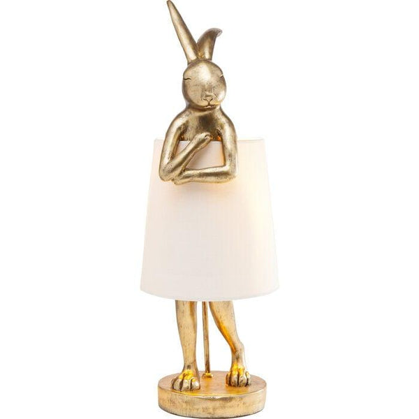 [brak] Lampa stołowa złota w kształcie królika Kare Design    Eye on Design