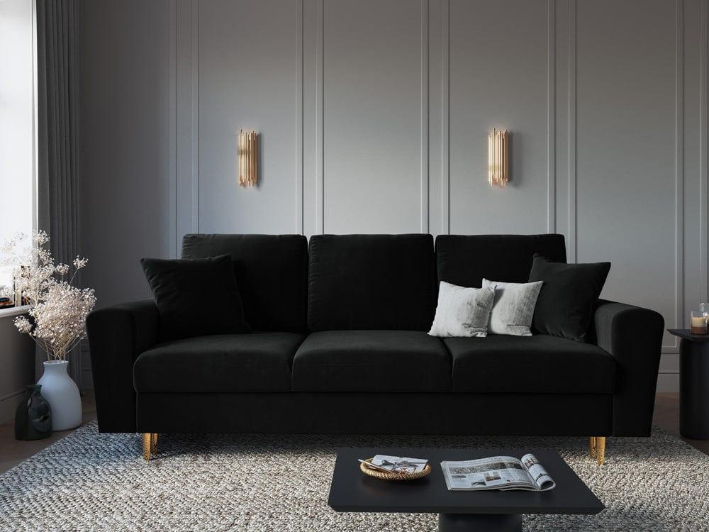 czarna sofa modern classic 