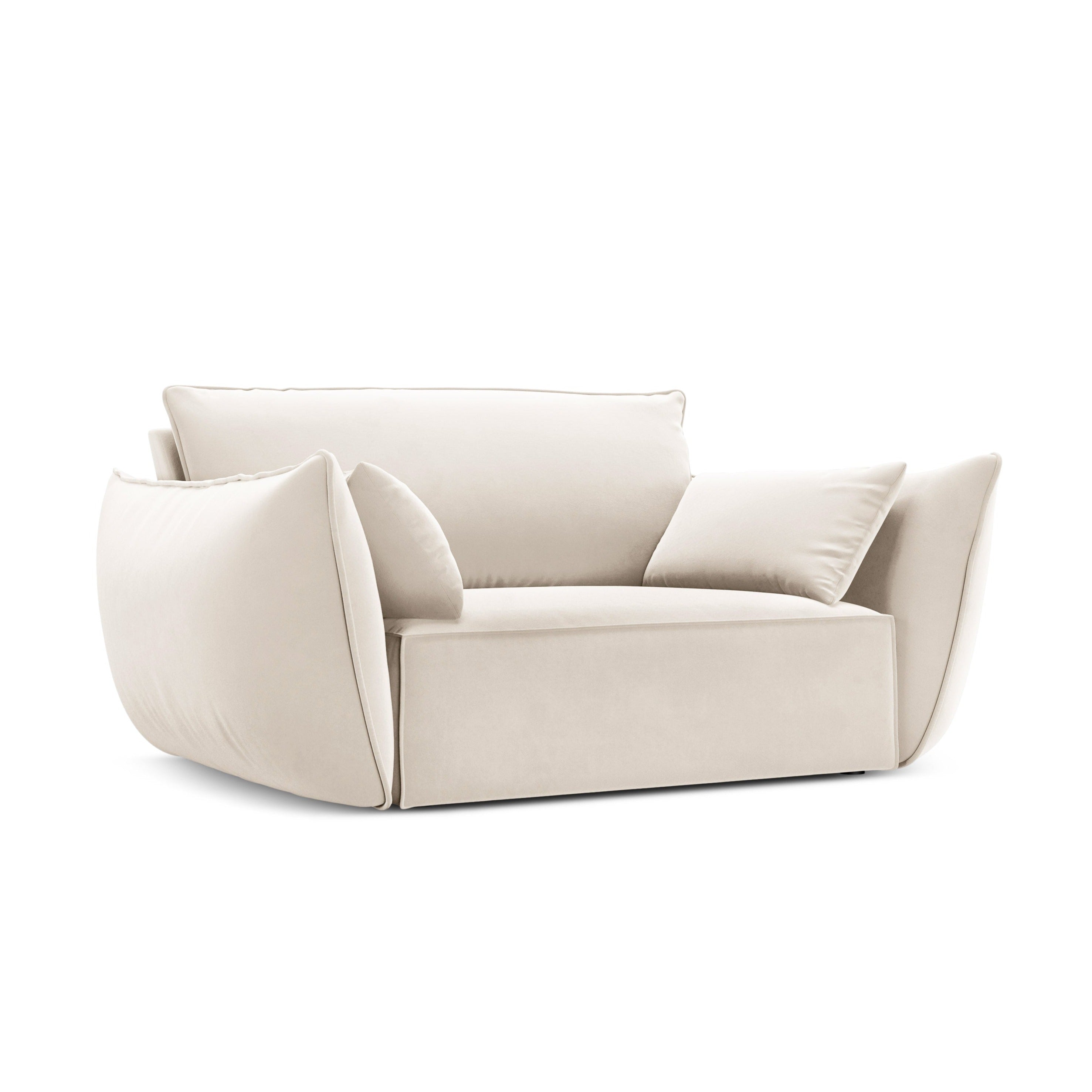 Velvet Armchair, "Vanda", 1 Seat, 128x100x85
Made in Europe, Mazzini Sofas, Eye on Design