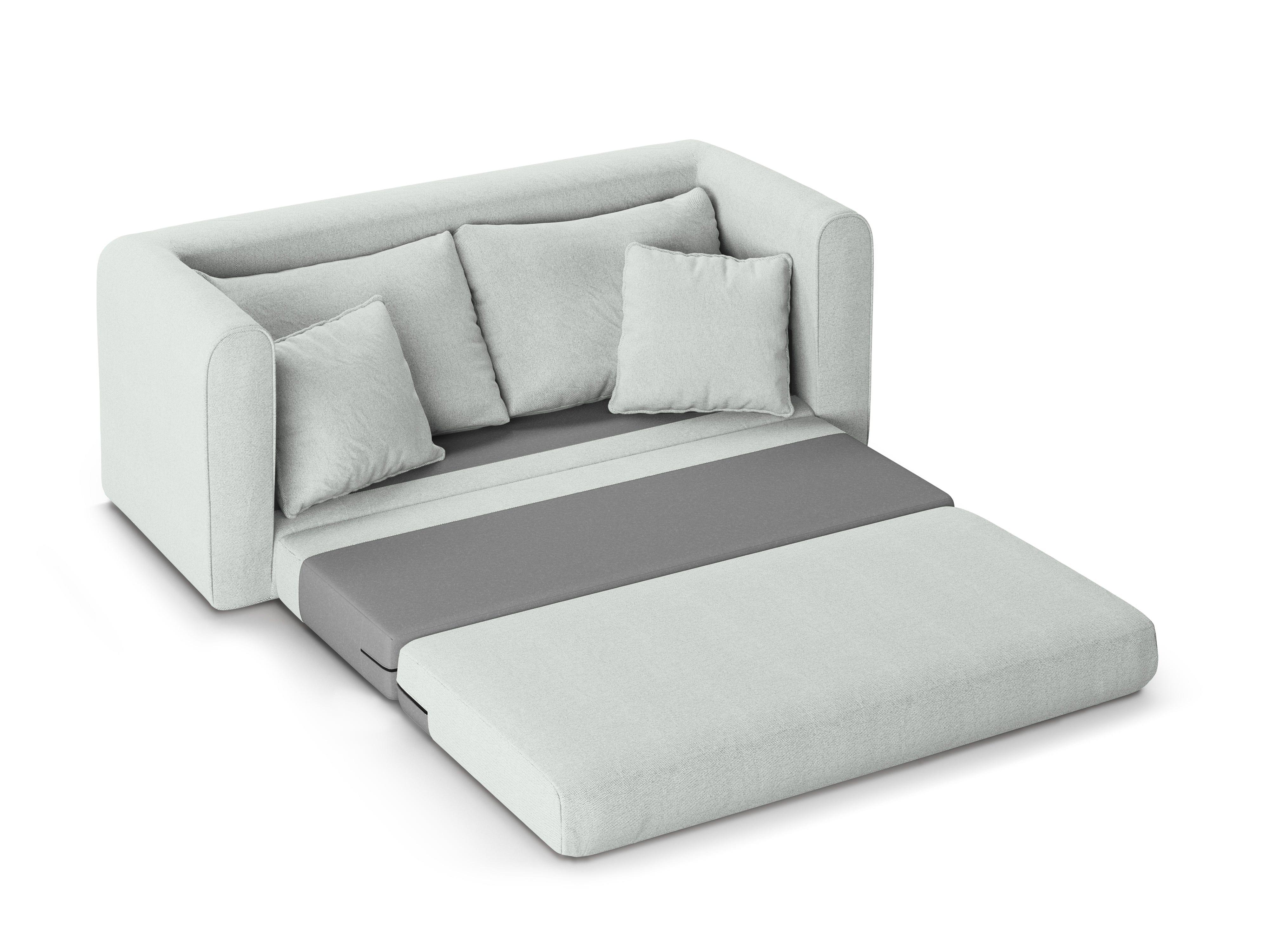 sofa błękitna 2-osobowa