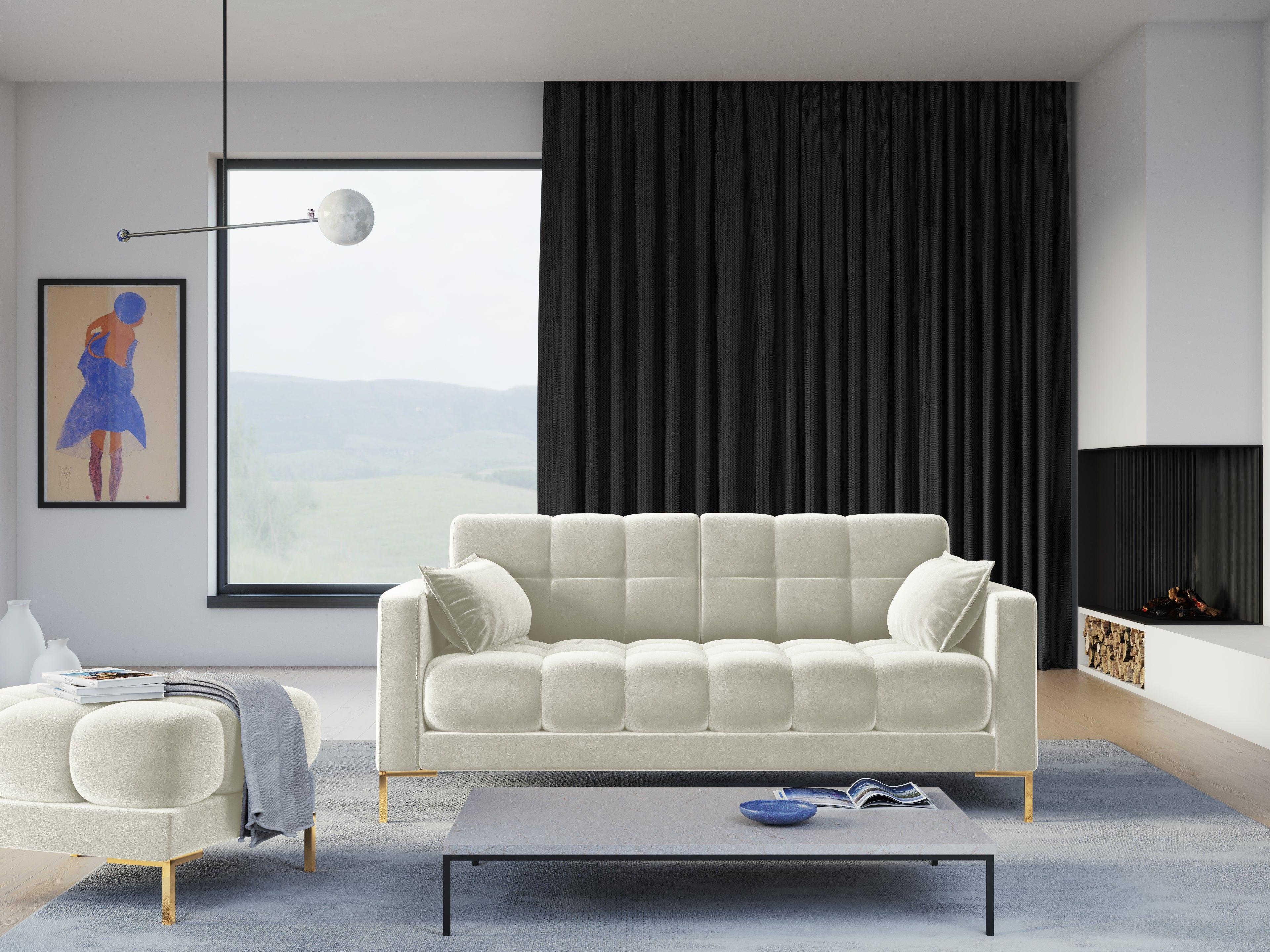 nowoczesna sofa jasnobeżowa 