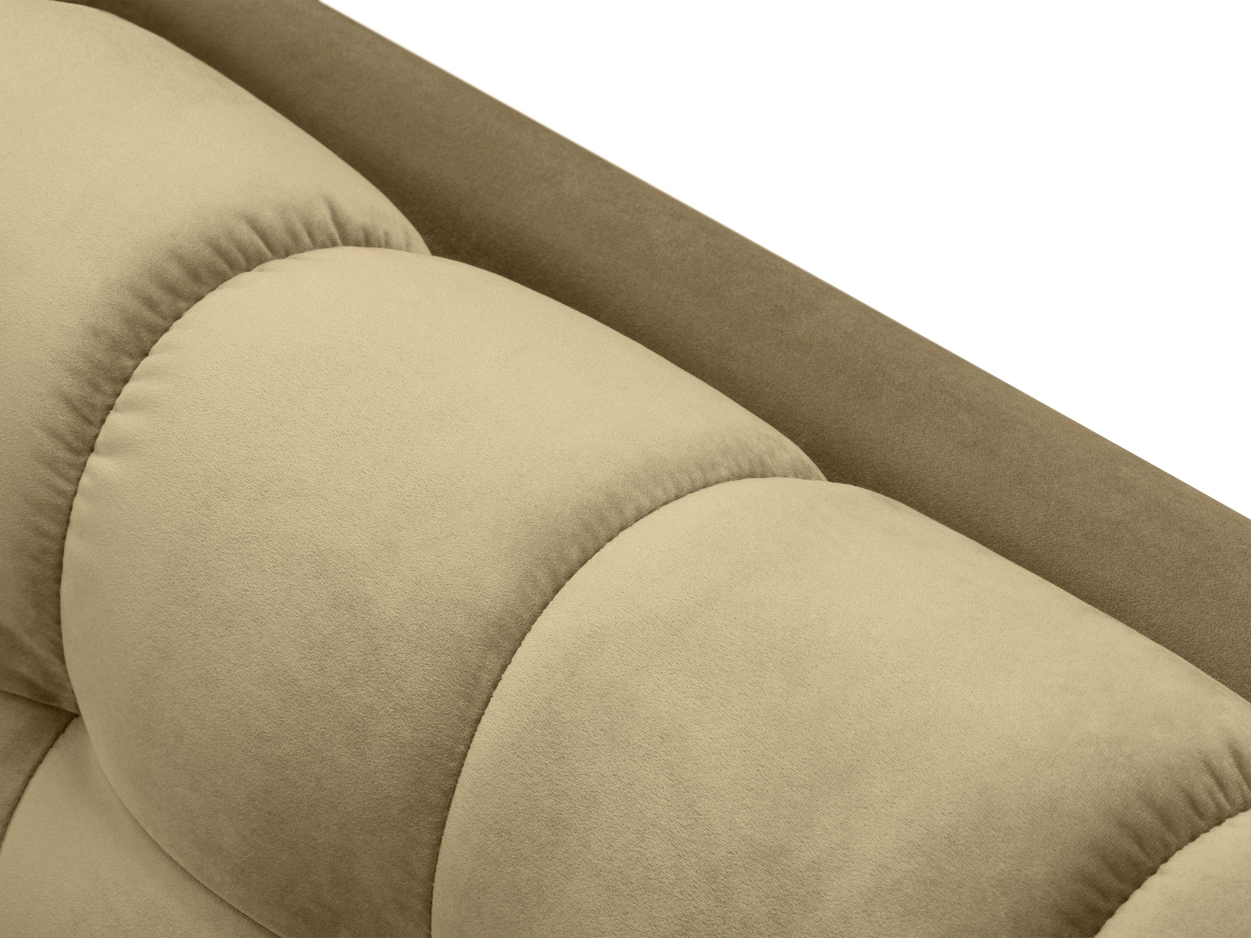 pikowana sofa aksamitna 