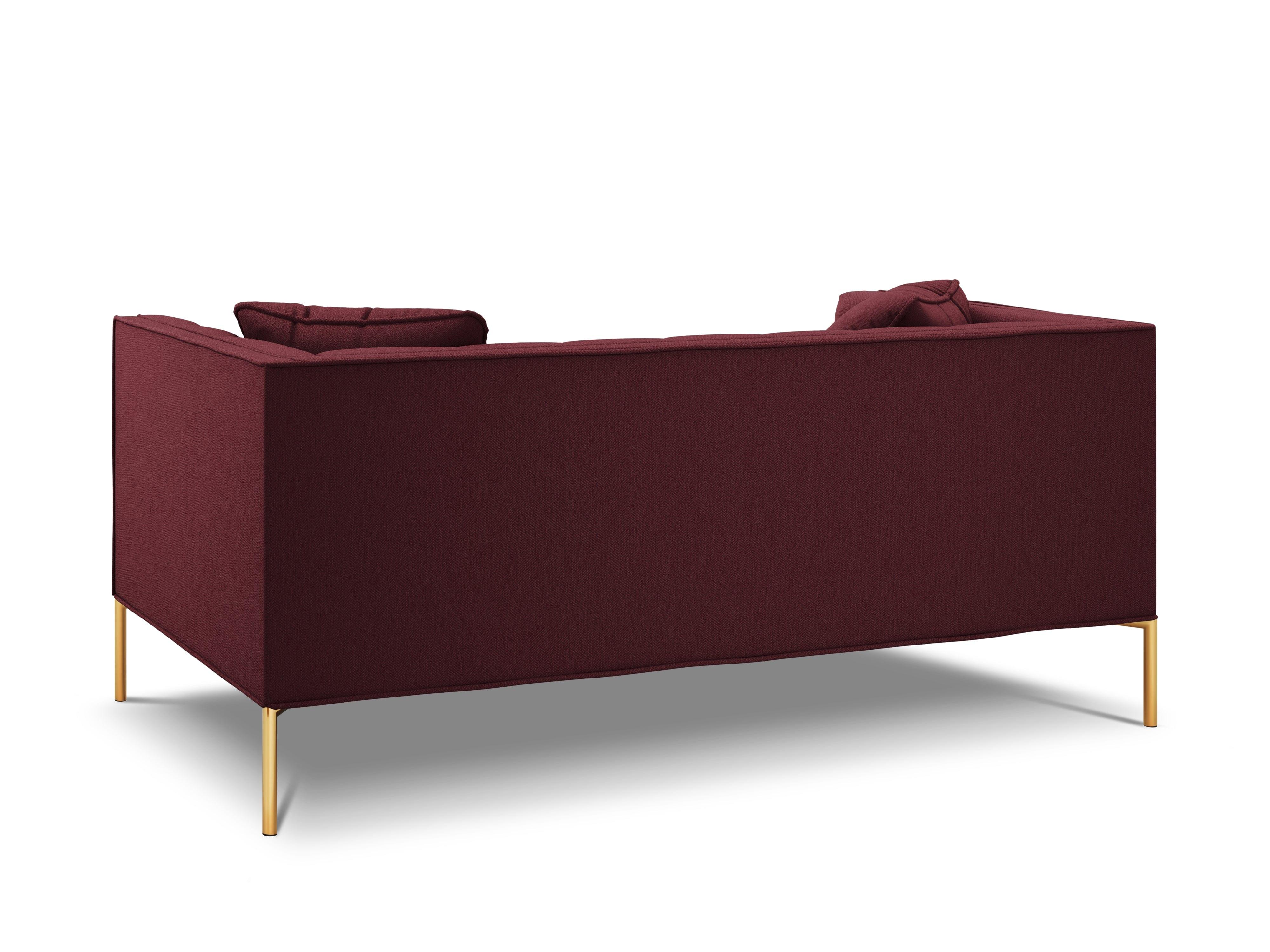 Sofa 2-osobowa KAROO bordowy, Micadoni, Eye on Design
