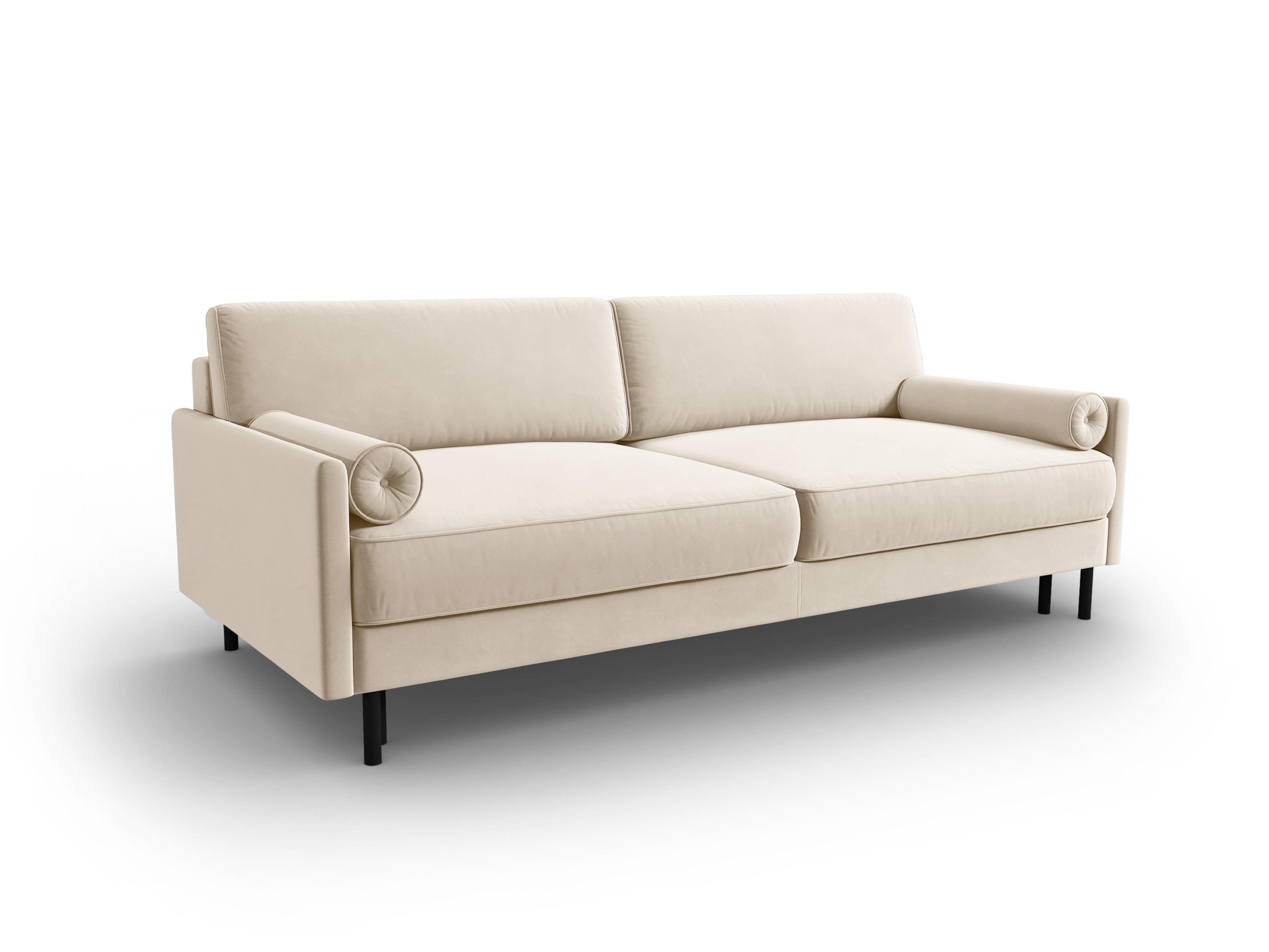 Velvet Sofa With Bed Function And Box, "Scott", 3 Seats, 212x97x87
Made in Europe, Micadoni, Eye on Design