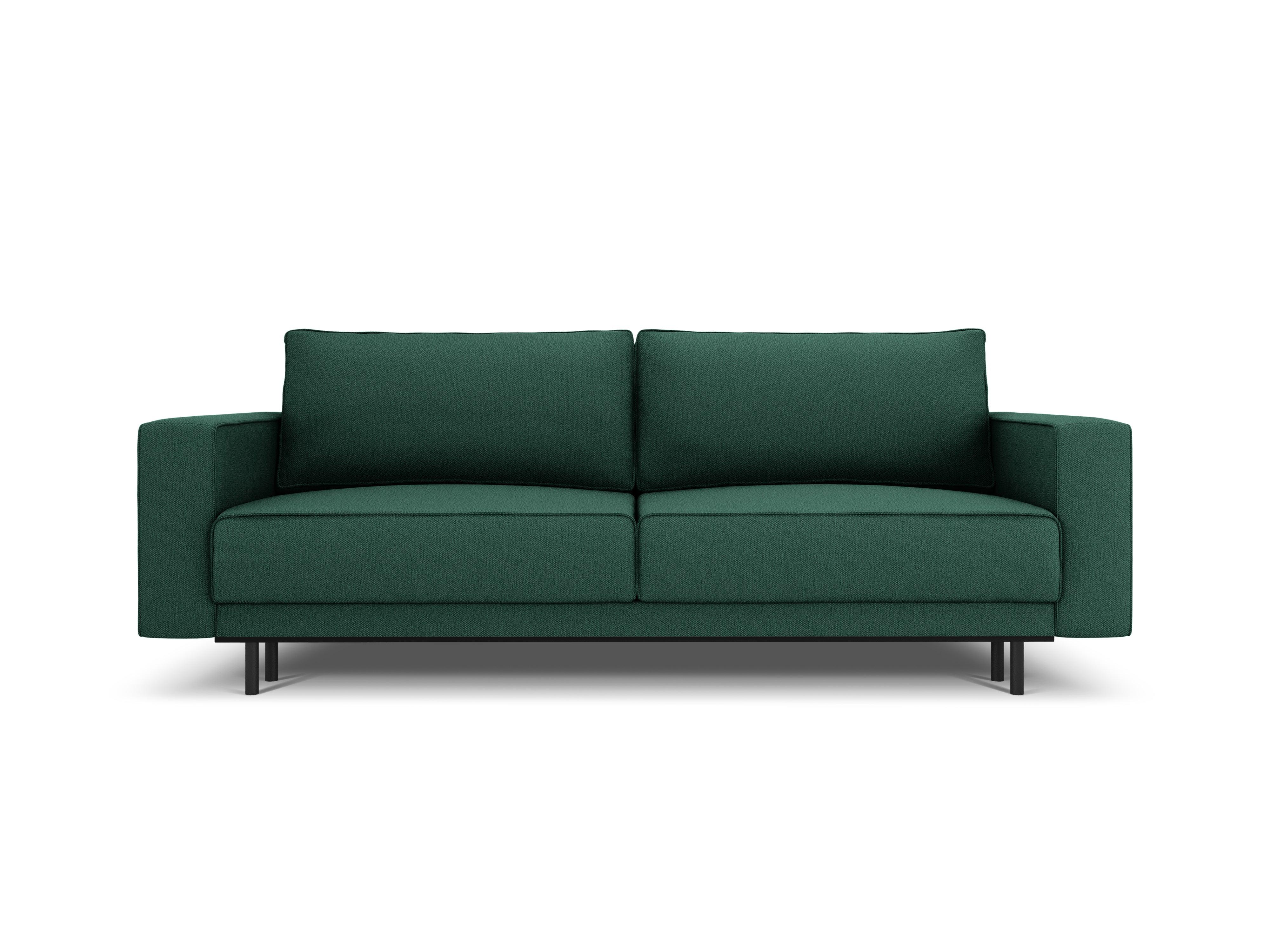 Sofa z funkcją spania CARO zielony Micadoni    Eye on Design