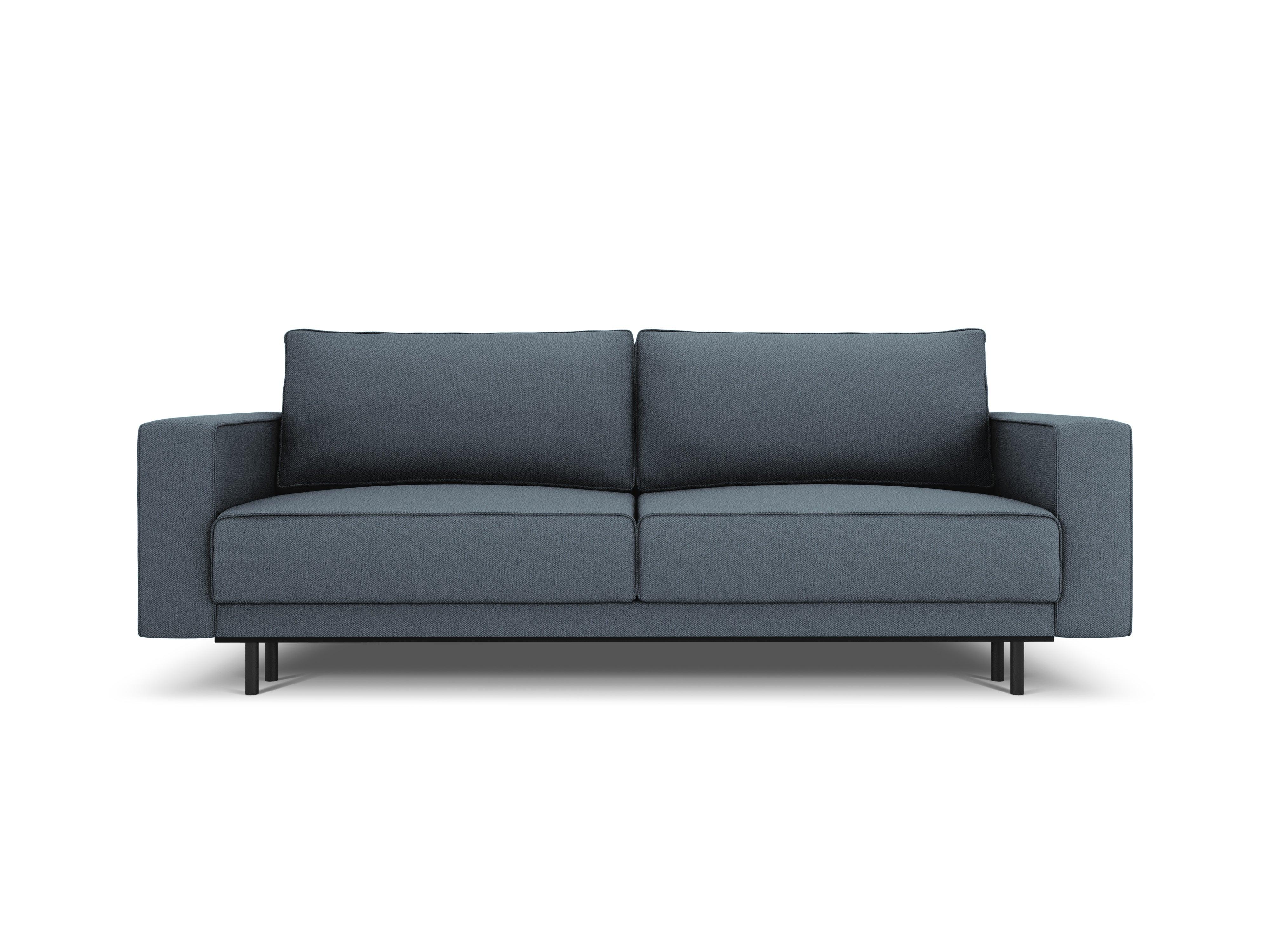 Sofa z funkcją spania CARO niebieski Micadoni    Eye on Design