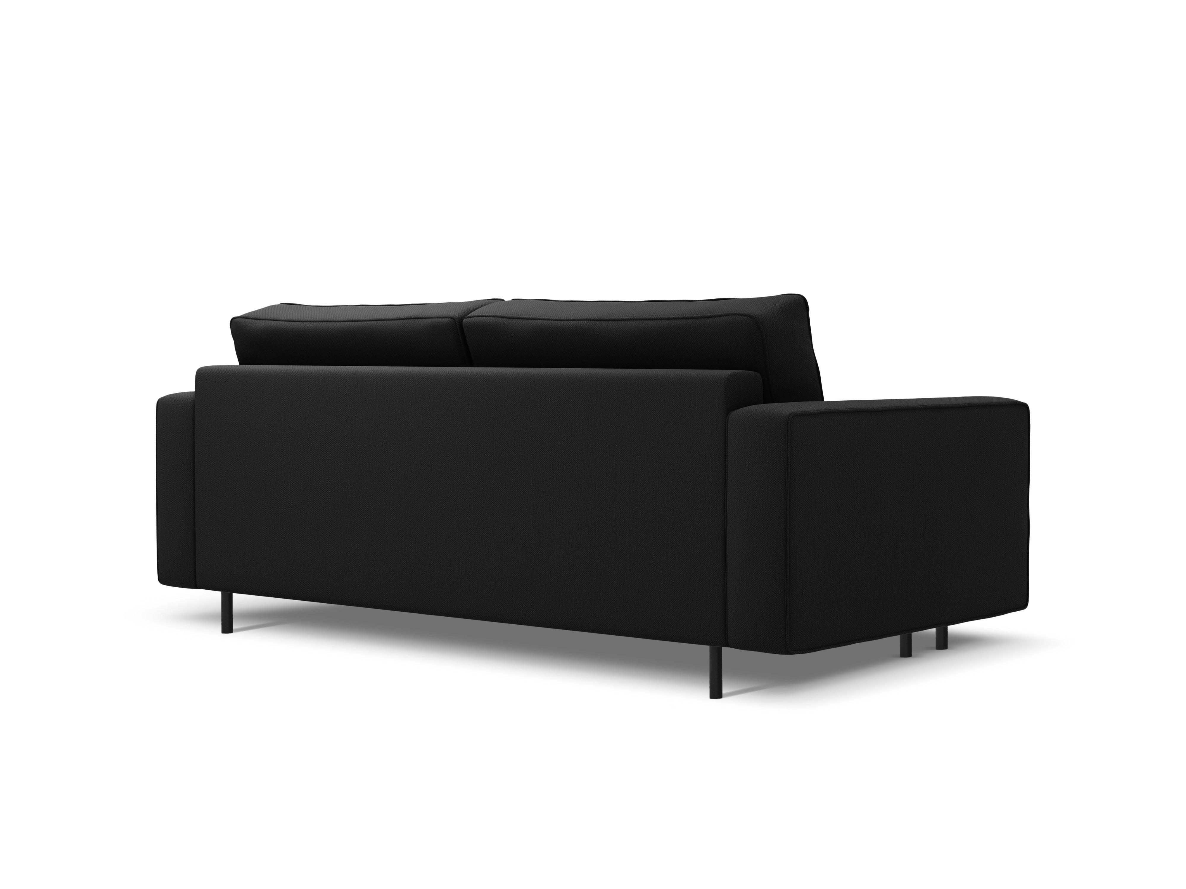 Sofa z funkcją spania CARO czarny Micadoni    Eye on Design