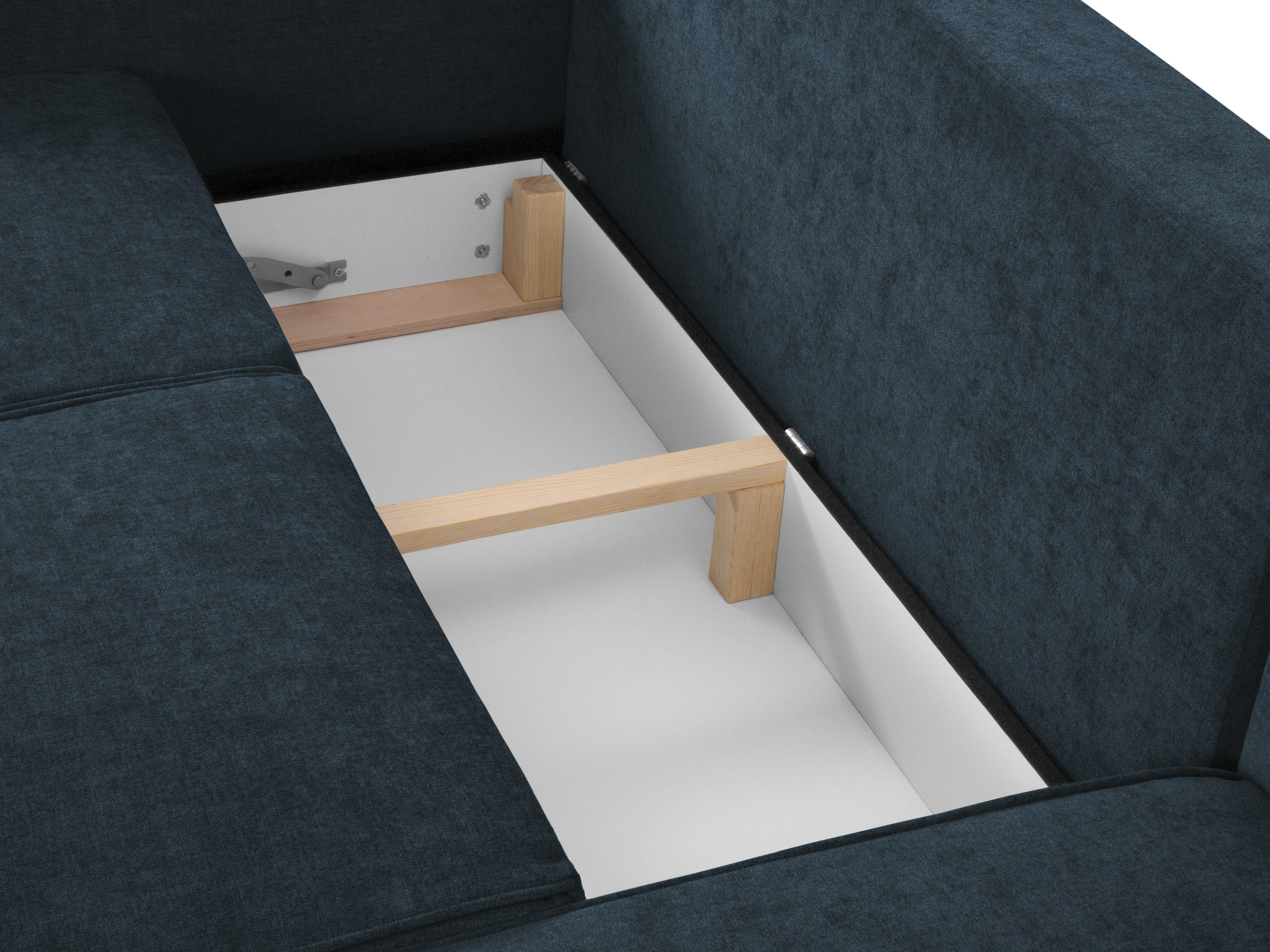 sofa z pojemnikiem na pościel