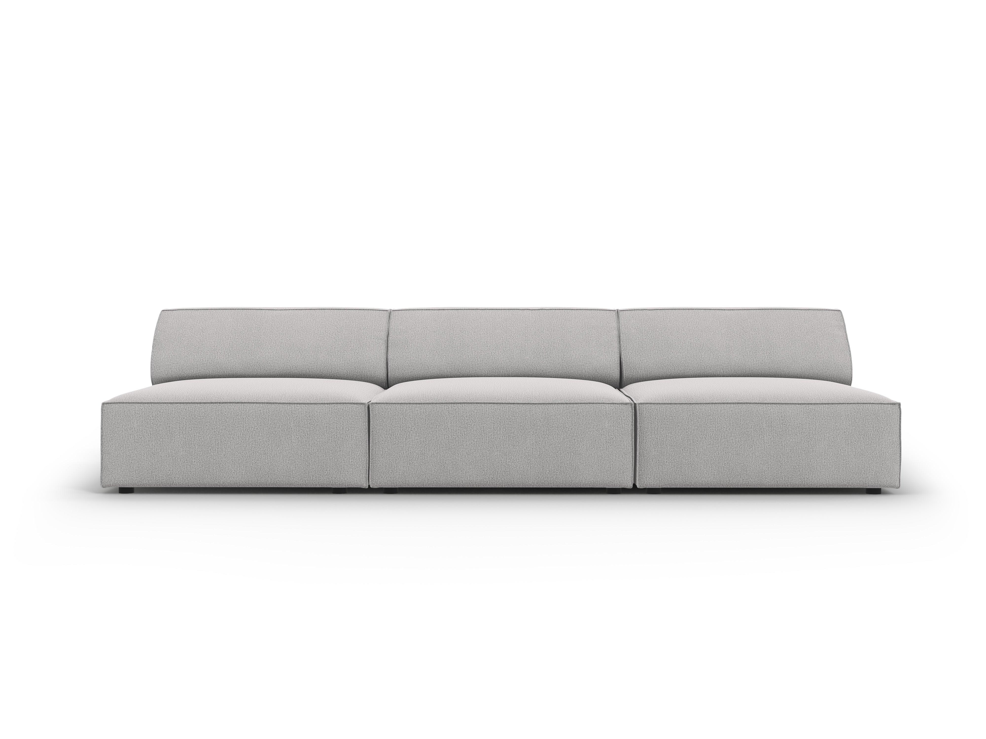 Sofa 3-osobowa otwarta JODIE jasnoszary Micadoni    Eye on Design