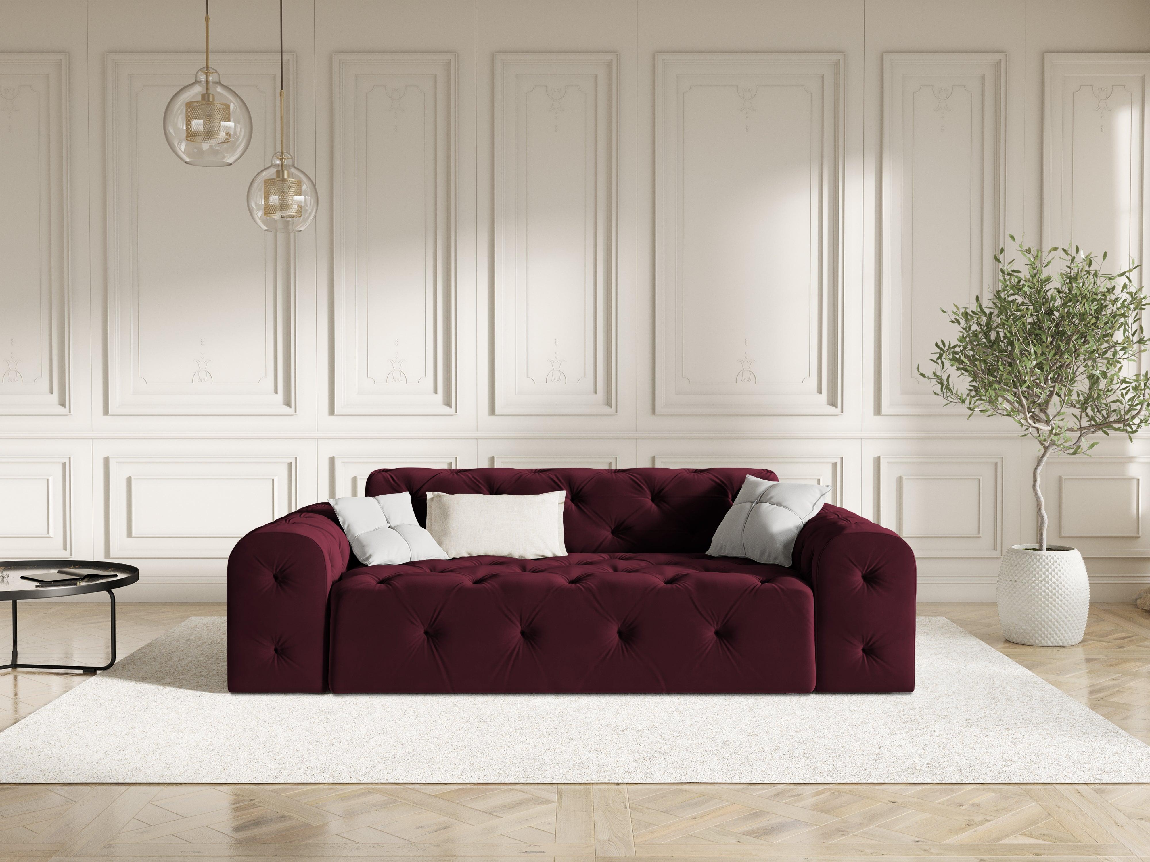 Velvet Sofa, "Candice", 3 Seats, 230x94x80
Made in Europe, Micadoni, Eye on Design