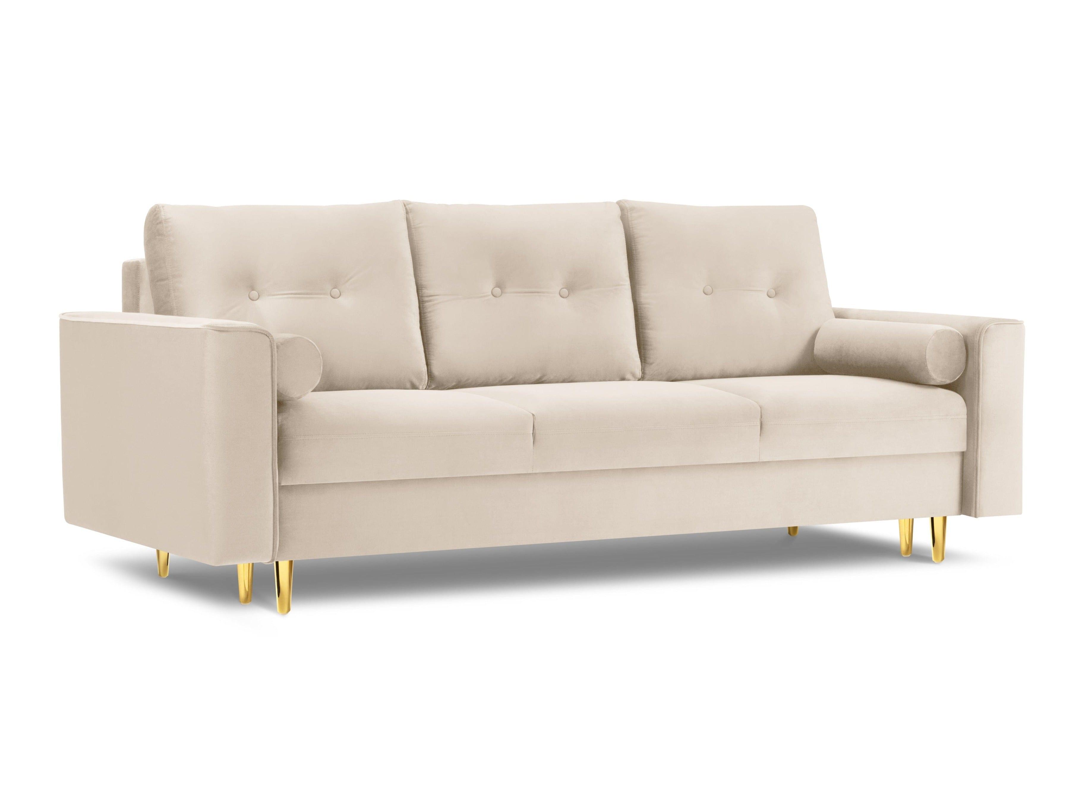 aksamitna sofa Leona 