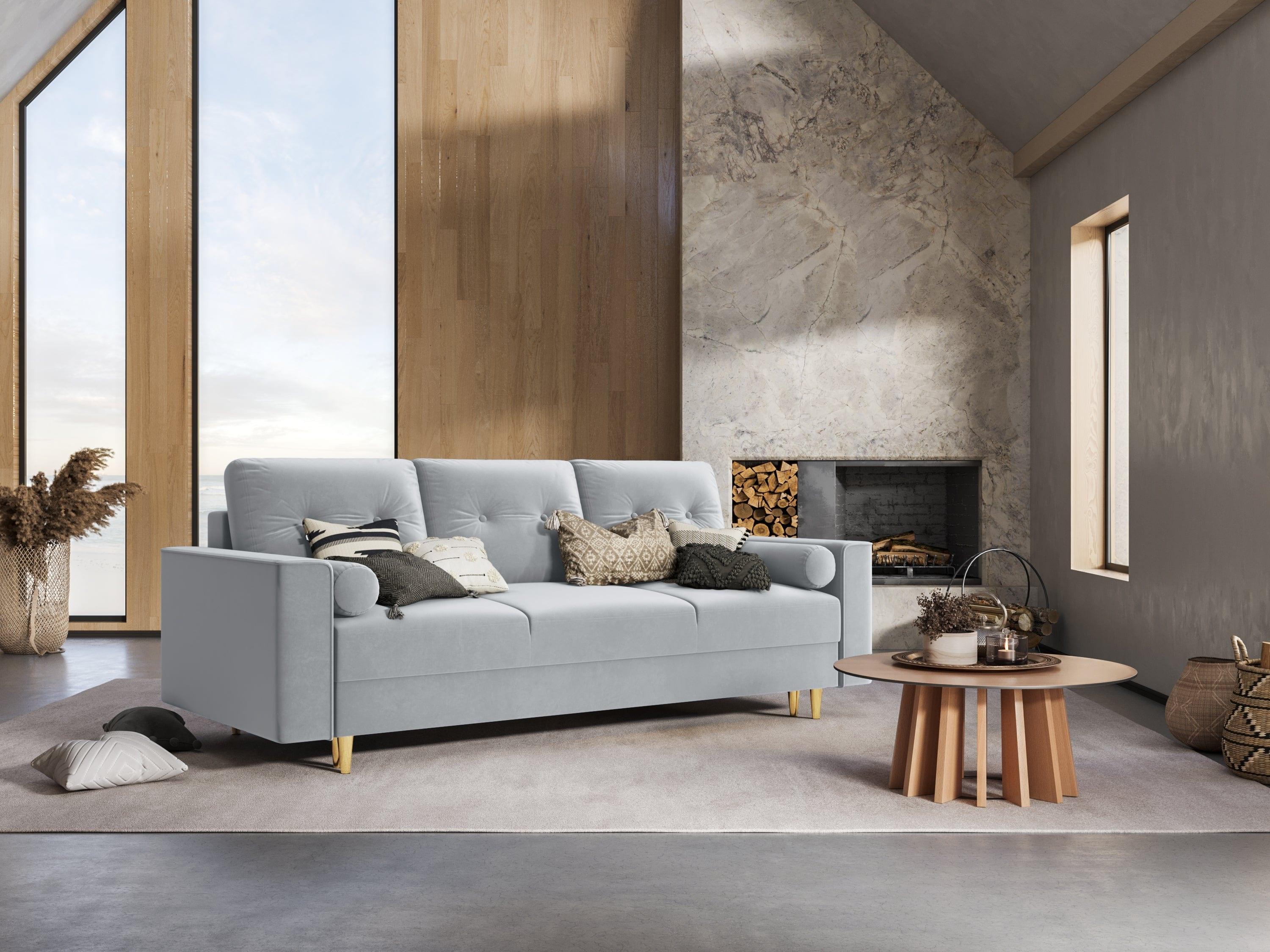 sofa jasnoniebieska skandynawska 