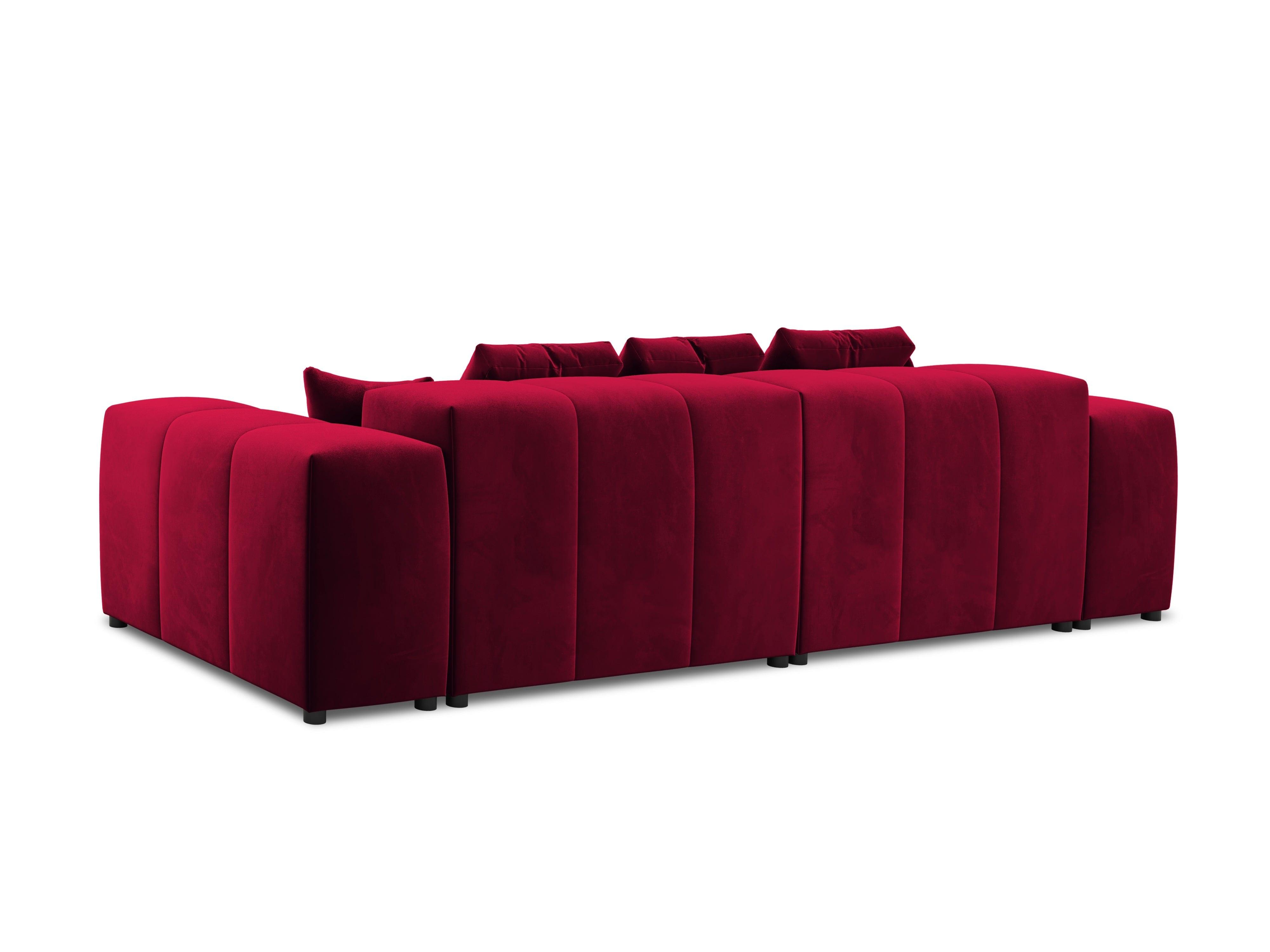 Sofa aksamitna MARGO czerwony, Micadoni, Eye on Design