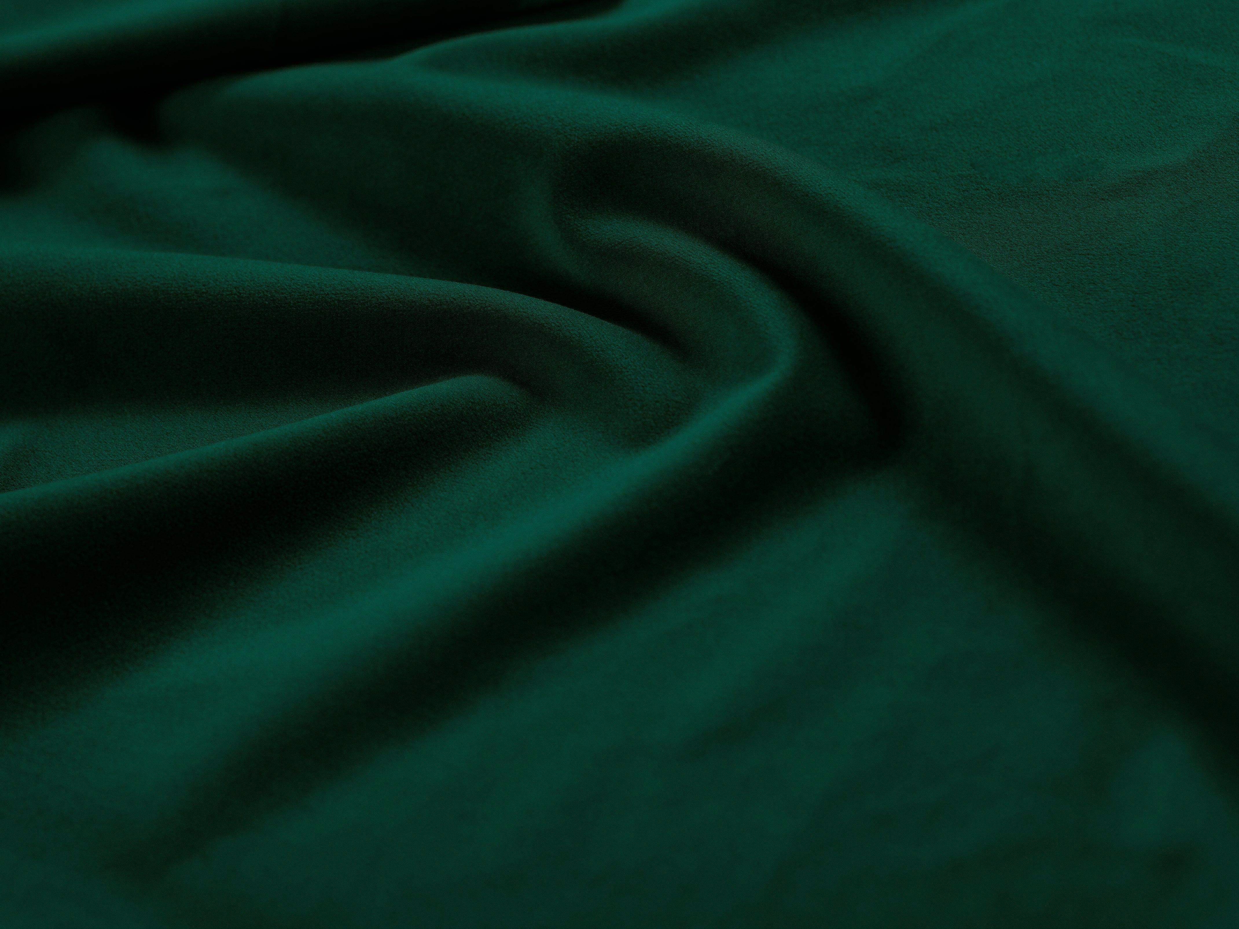 aksamitna zielona tkanina 