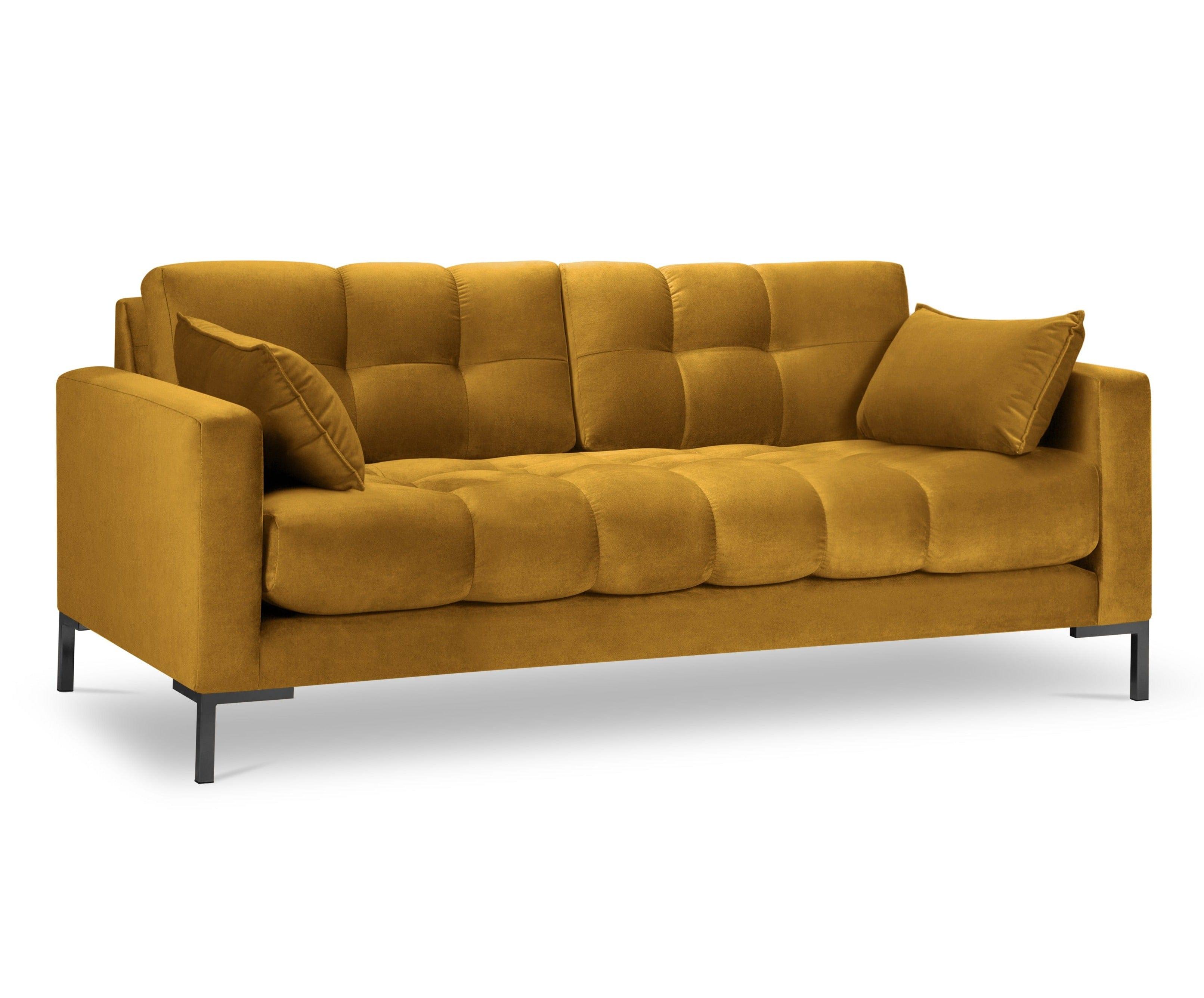 aksamitna sofa 3-osobowa Mamaia 