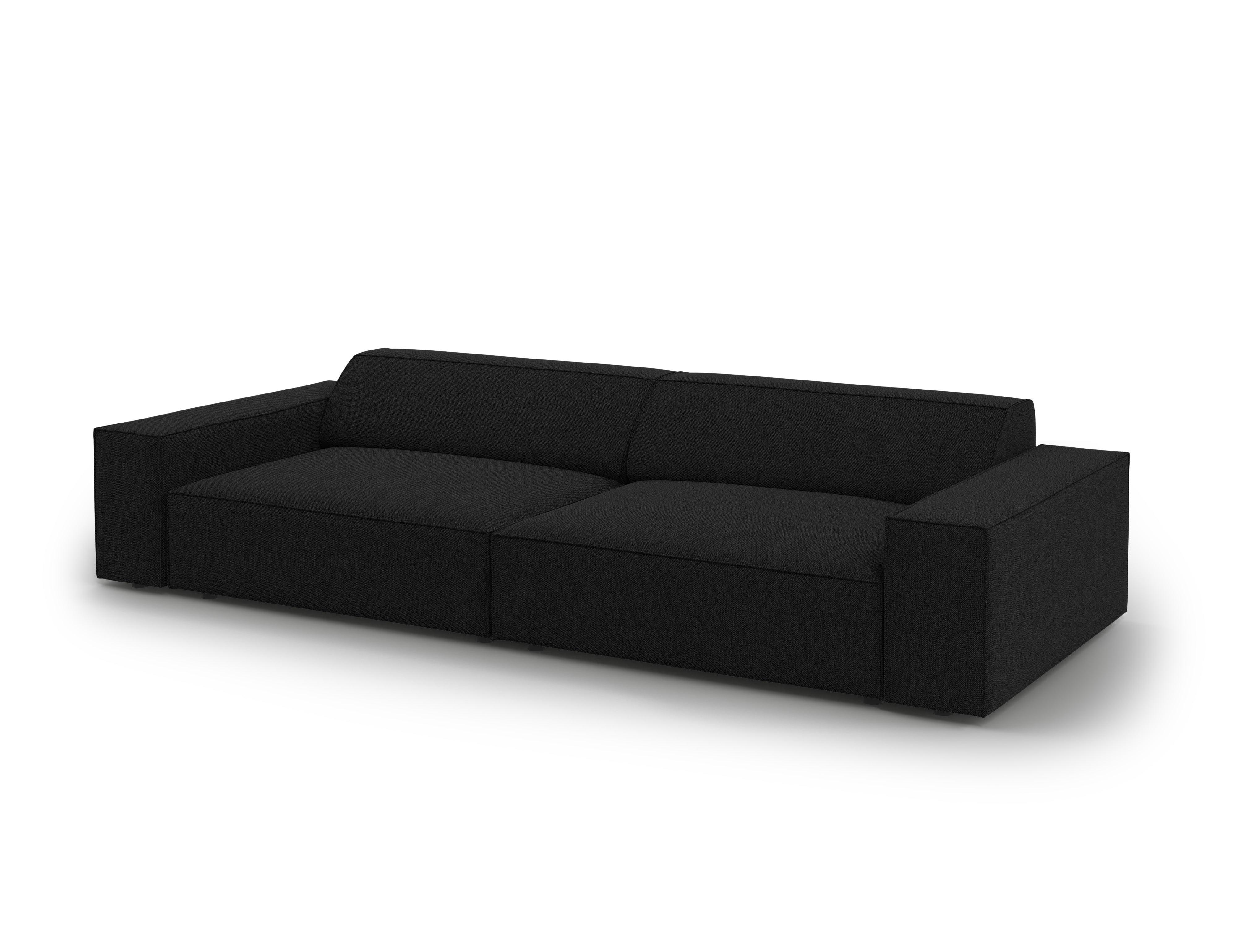 Sofa 3-osobowa JODIE czarny Micadoni    Eye on Design