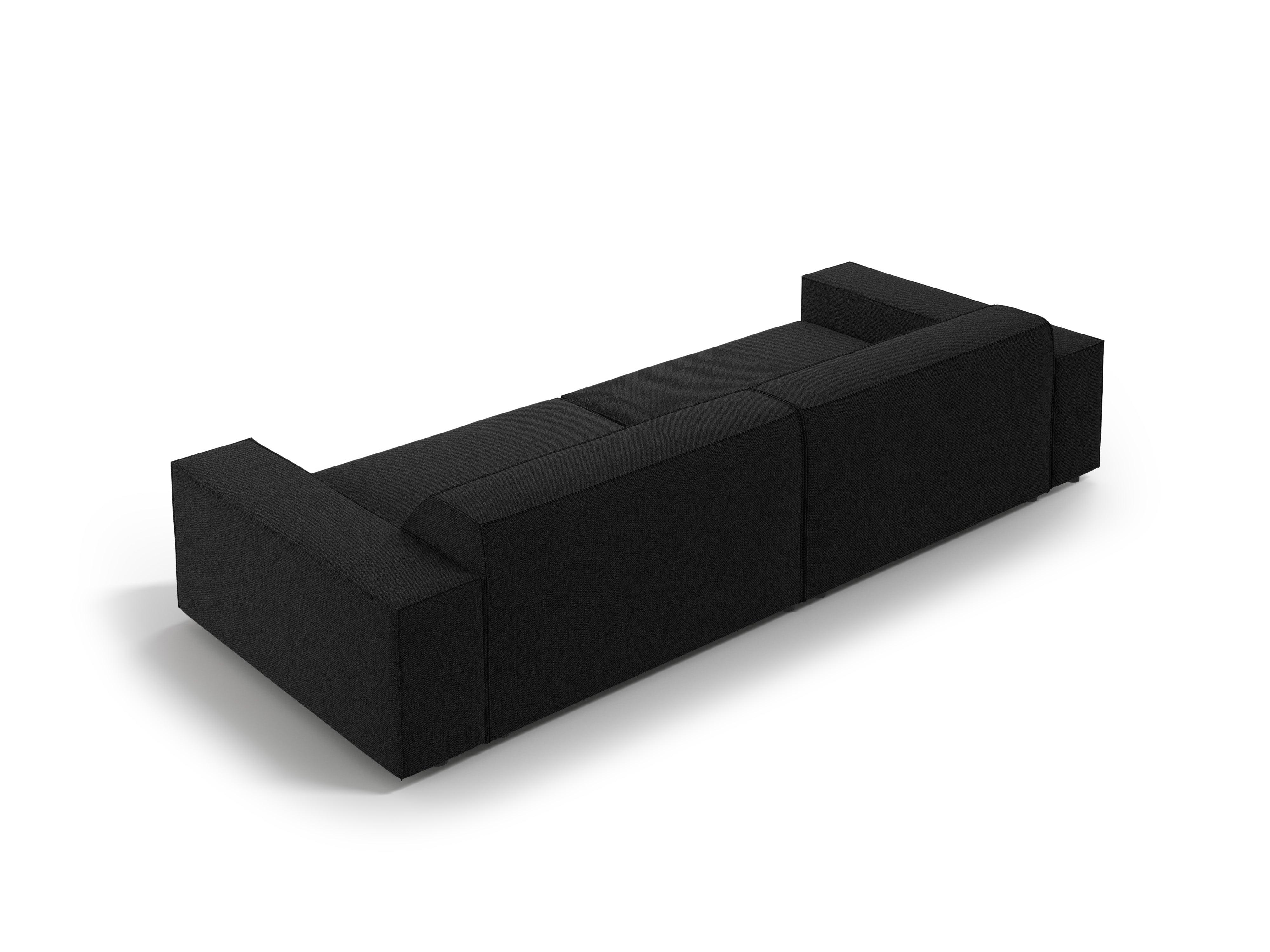 Sofa 3-osobowa JODIE czarny Micadoni    Eye on Design