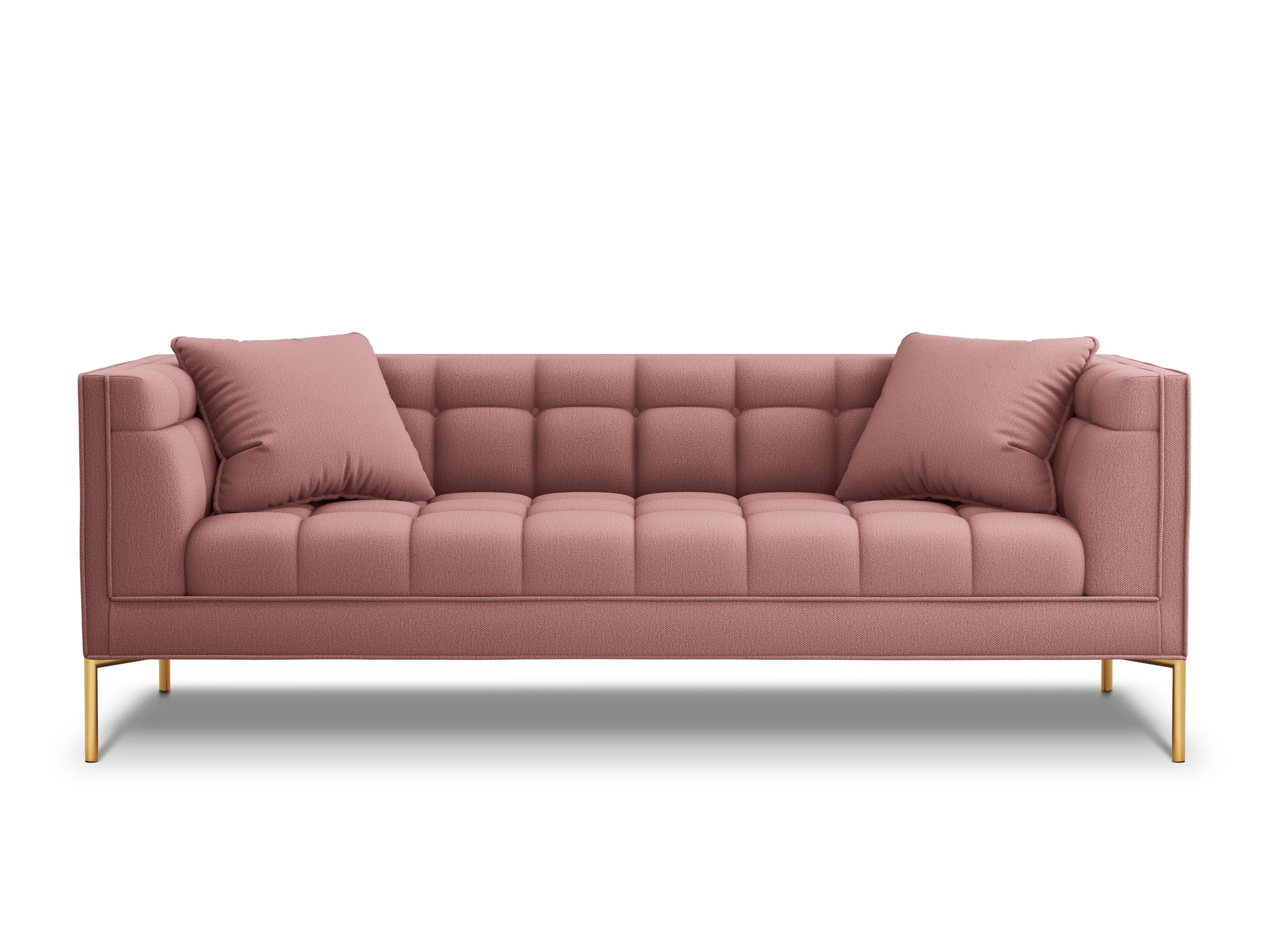 Sofa 3-osobowa KAROO różowy, Micadoni, Eye on Design