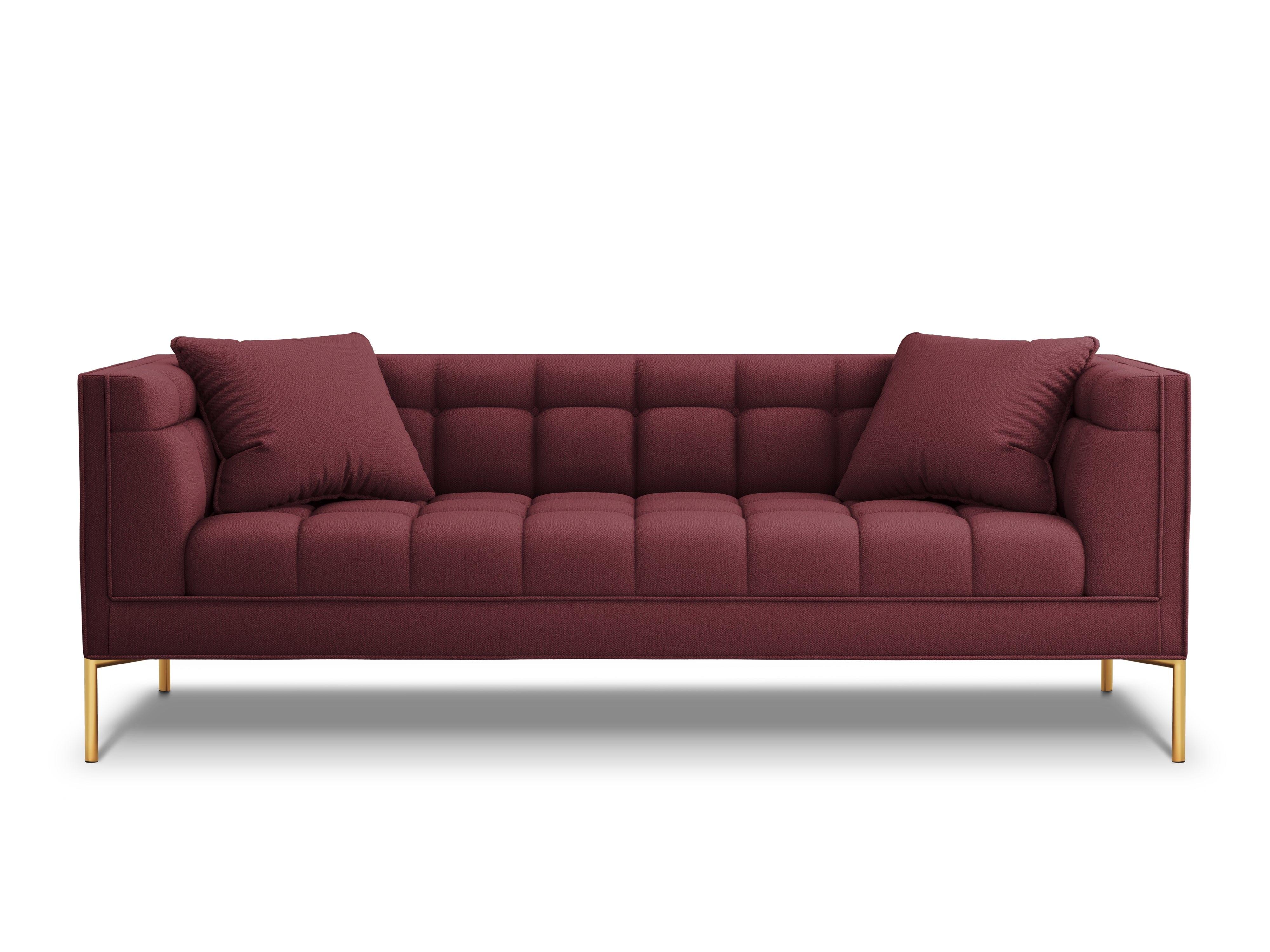 Sofa 3-osobowa KAROO bordowy, Micadoni, Eye on Design