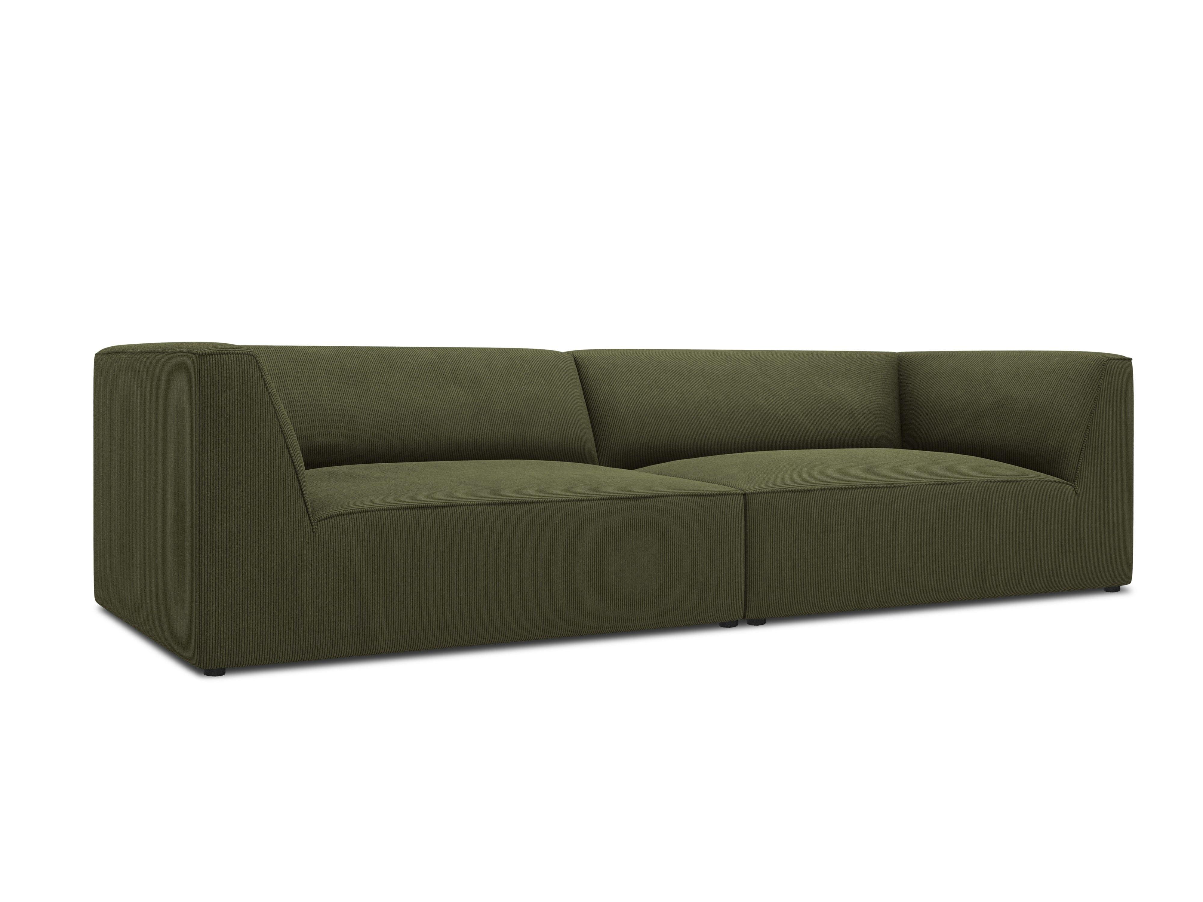 Sofa sztruksowa RUBY zielony Micadoni    Eye on Design