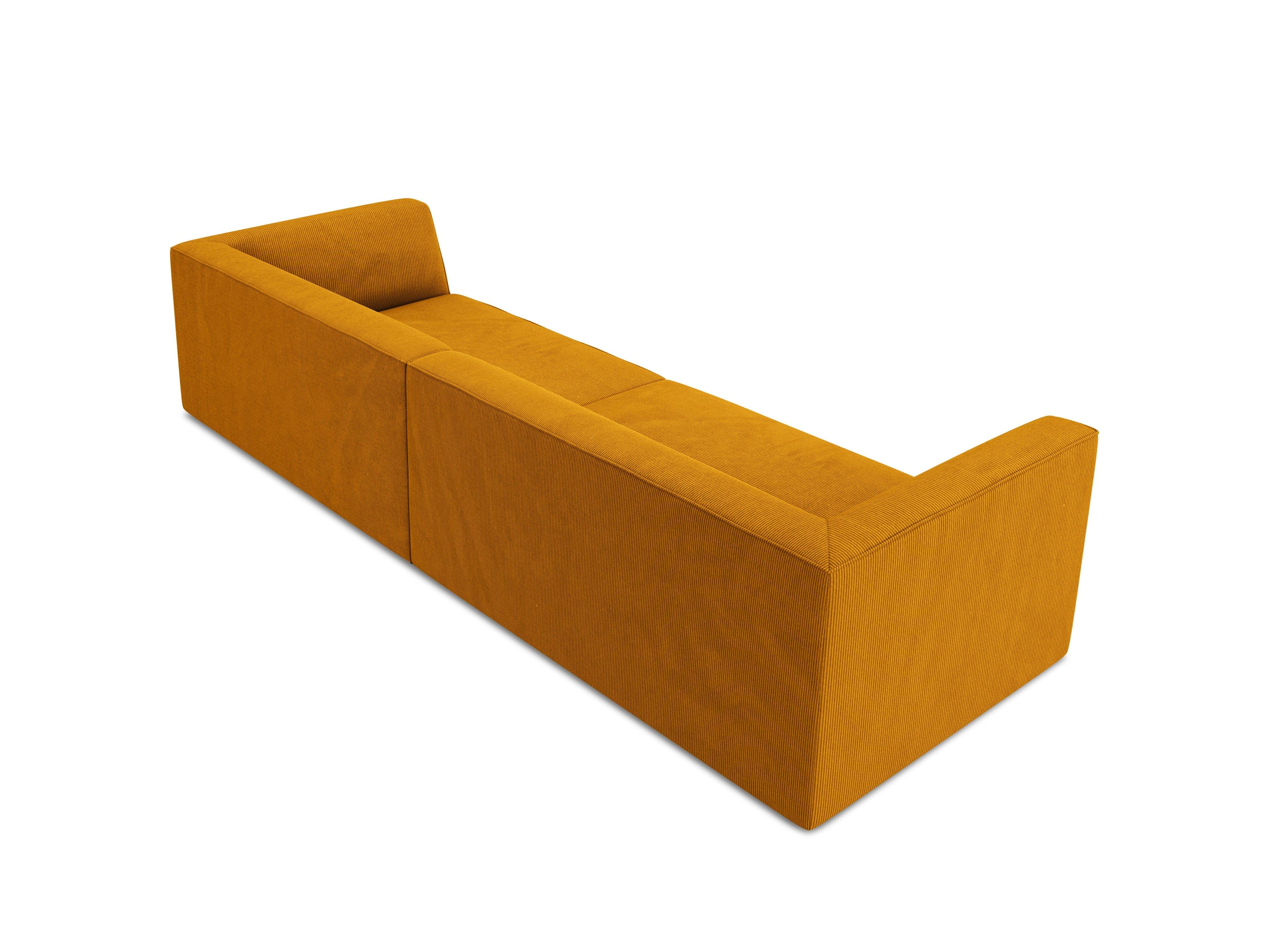 Sofa sztruksowa RUBY żółty Micadoni    Eye on Design