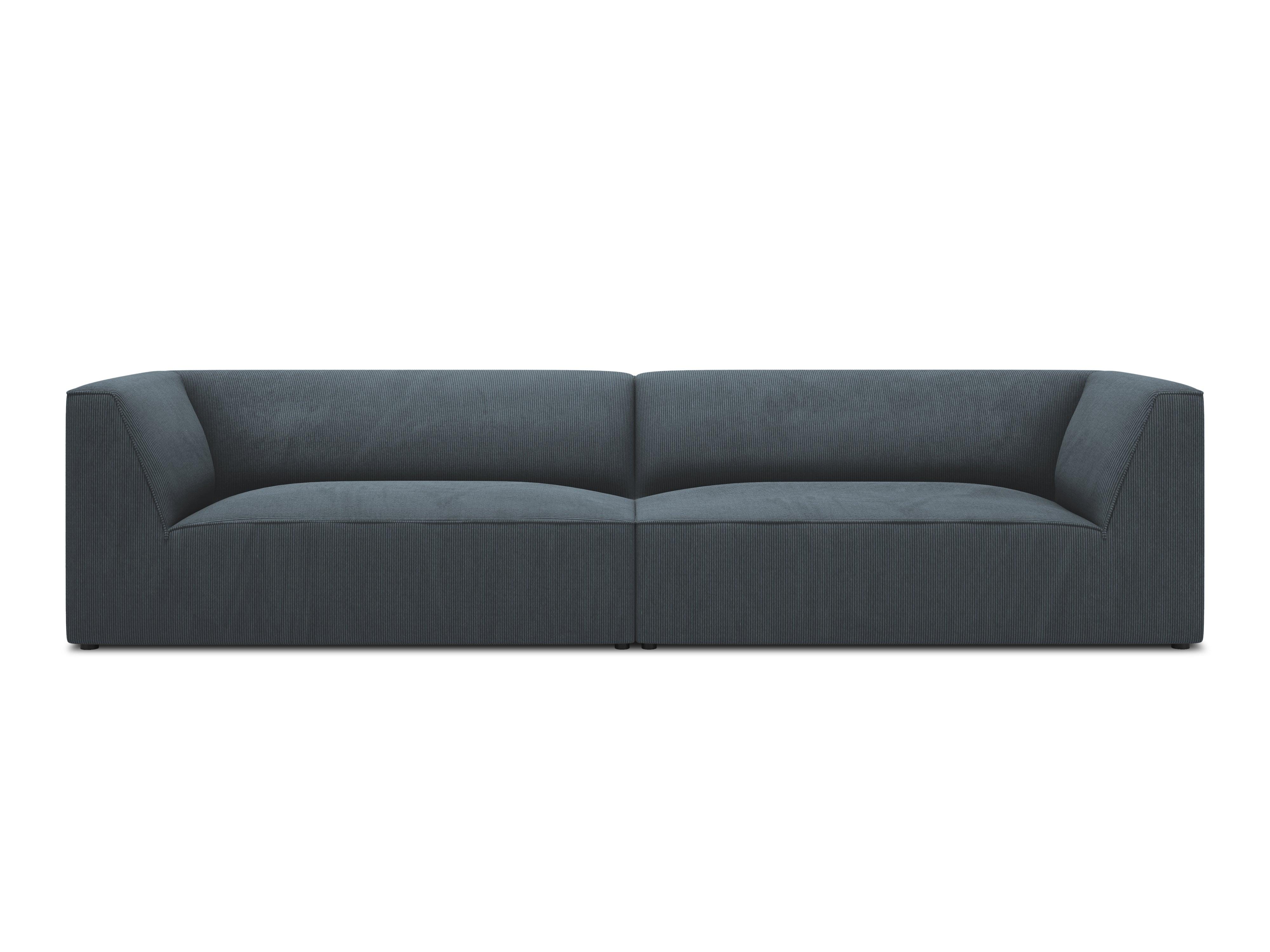 Sofa sztruksowa RUBY niebieski Micadoni    Eye on Design