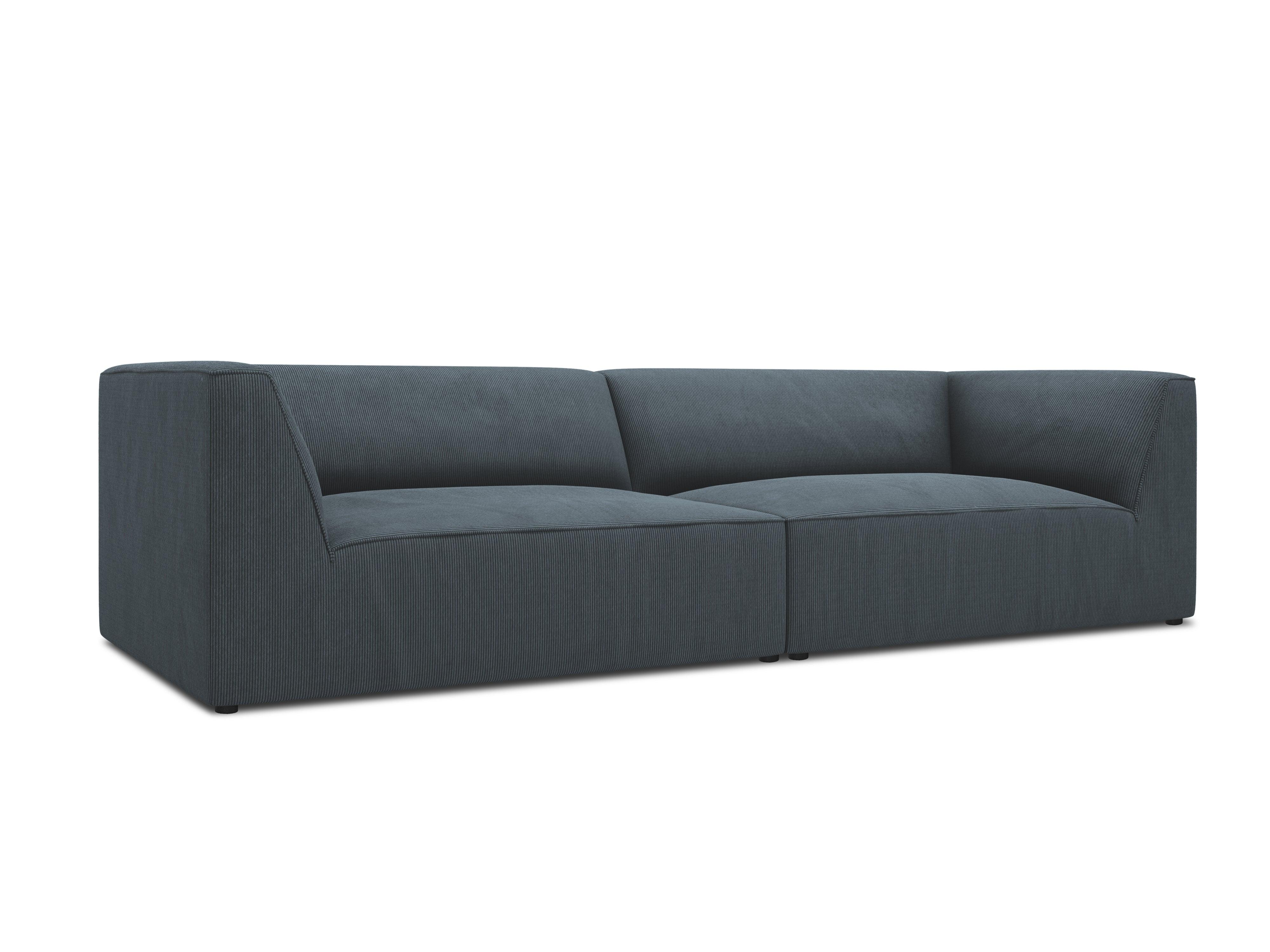 Sofa sztruksowa RUBY niebieski Micadoni    Eye on Design