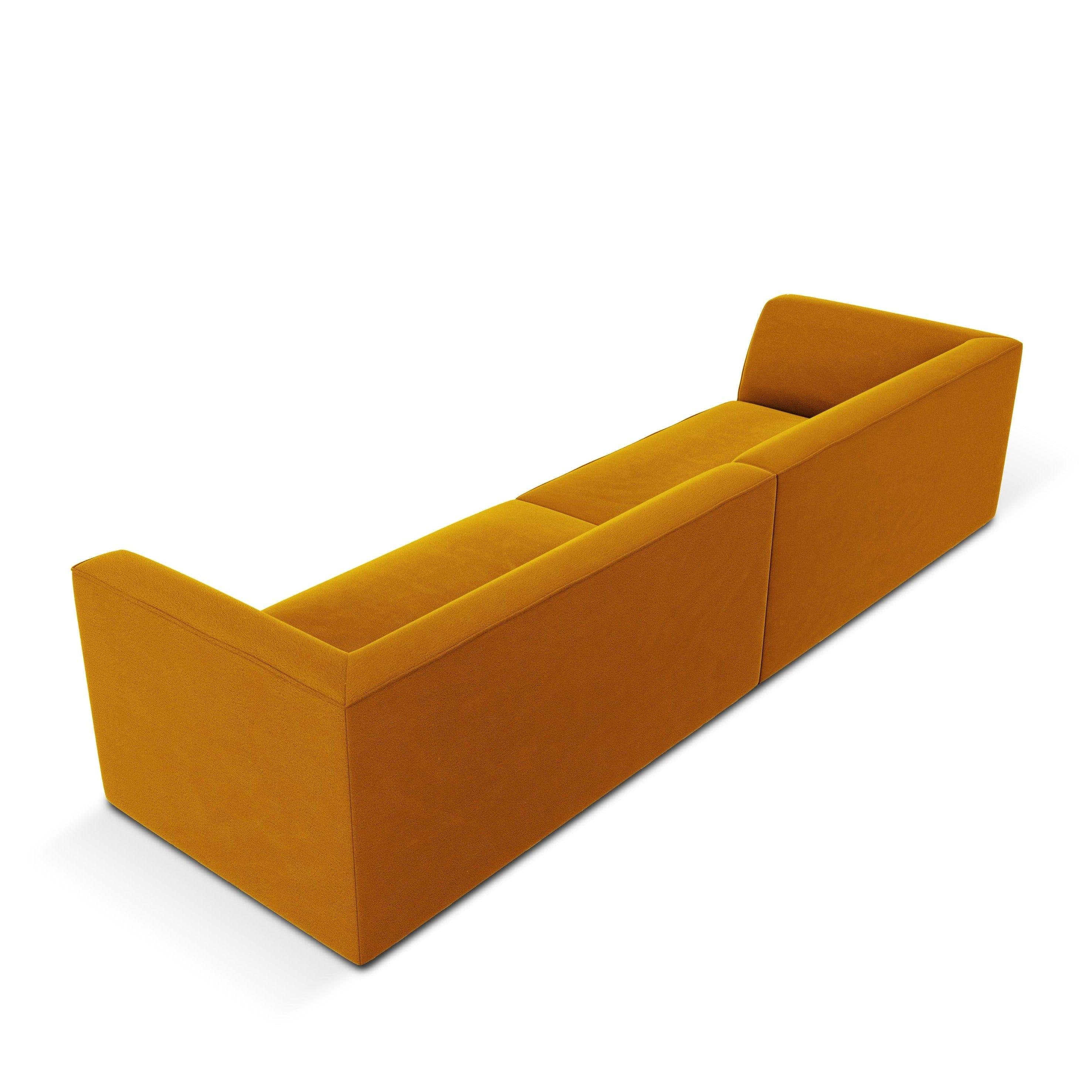 Sofa aksamitna RUBY żółty Micadoni    Eye on Design
