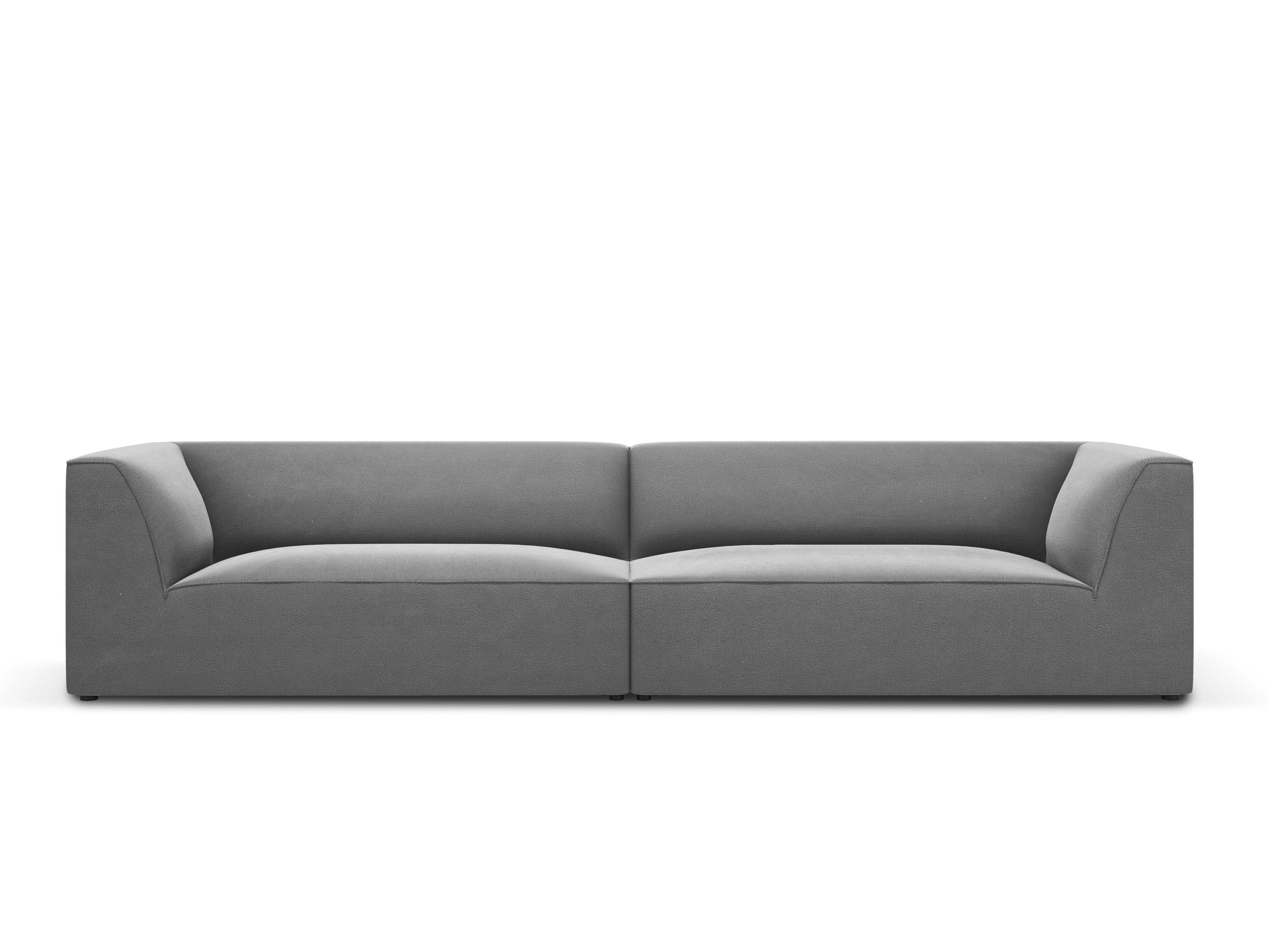 Sofa aksamitna RUBY szary Micadoni    Eye on Design
