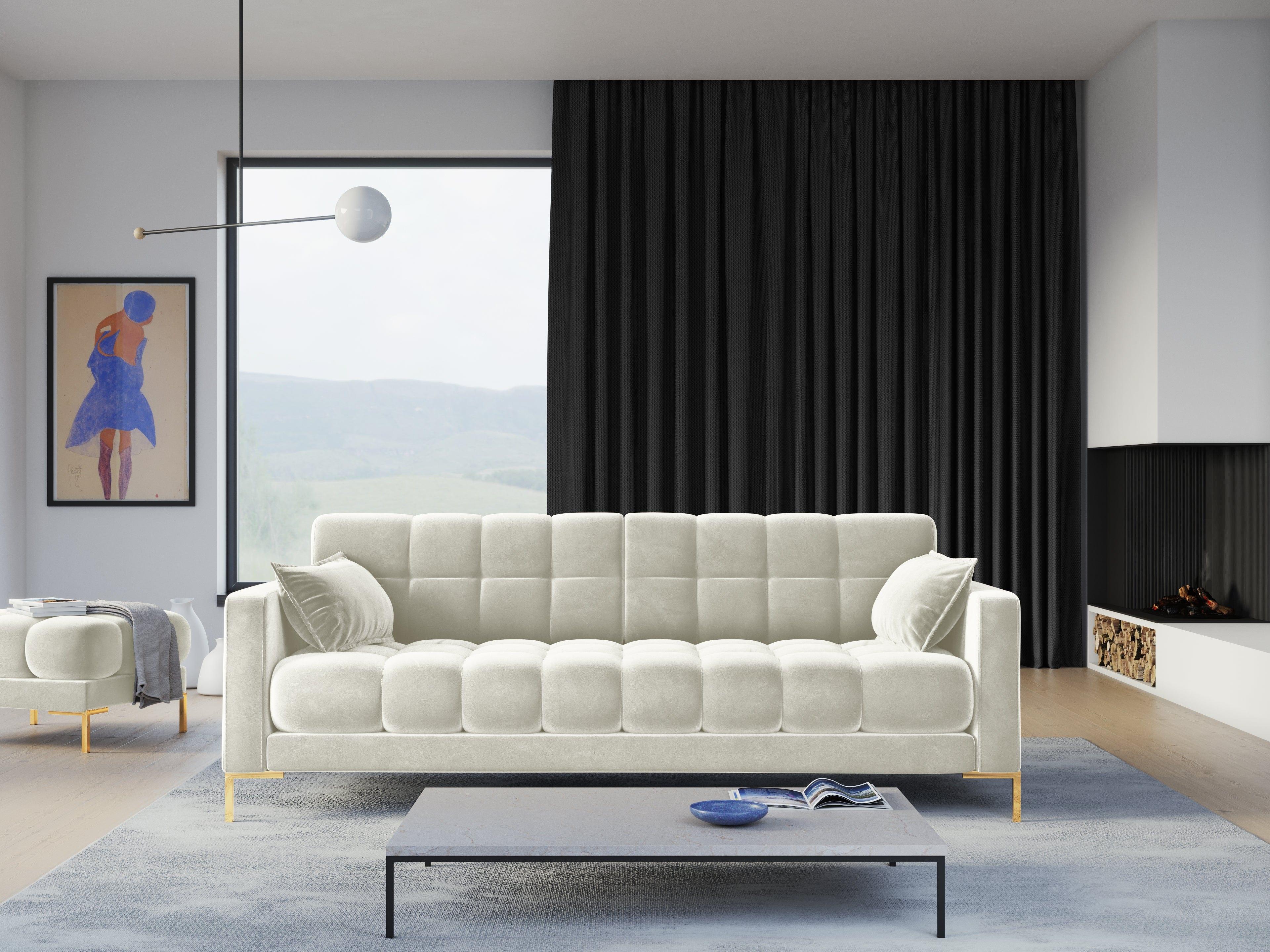 sofa do nowoczesnych wnętrz jasnobeżowa