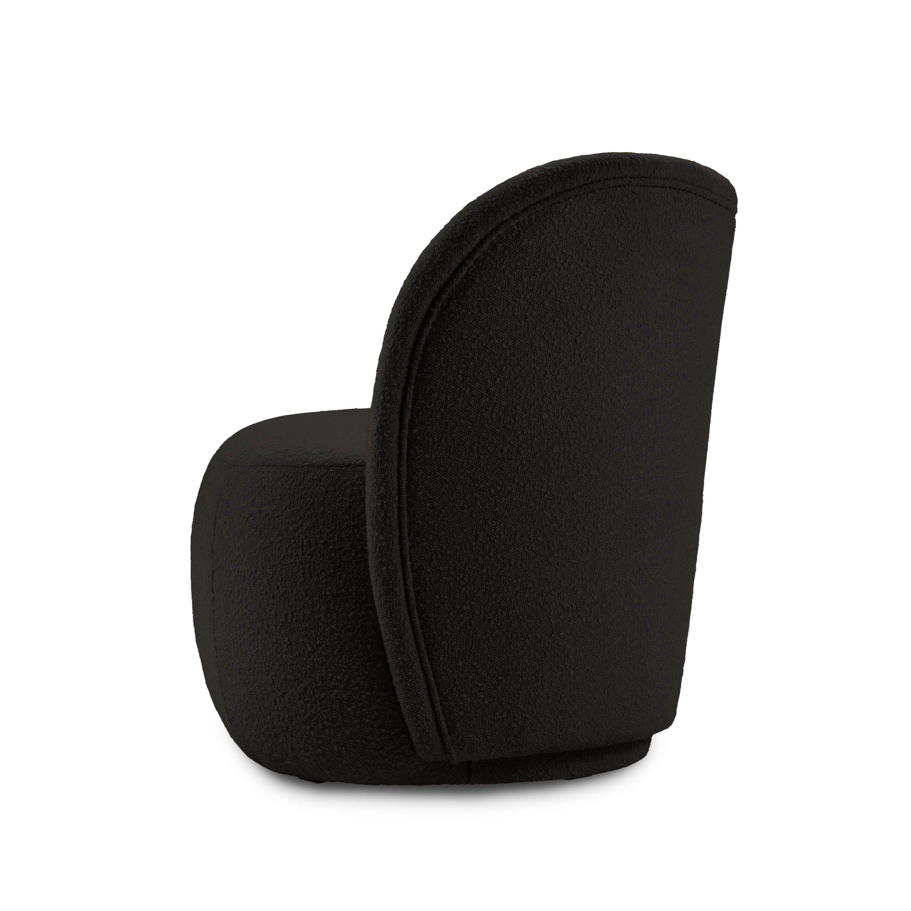 Fotel SAAMIT boucle czarny, Micadoni, Eye on Design